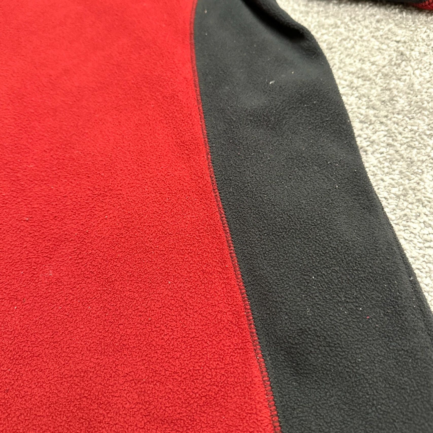 Vintage Columbia Klamath Range Fleece Jacket Mens Large Red Black 1/4 Zip Outdoor Hiking Size US L / EU 52-54 / 3 - 4 Thumbnail