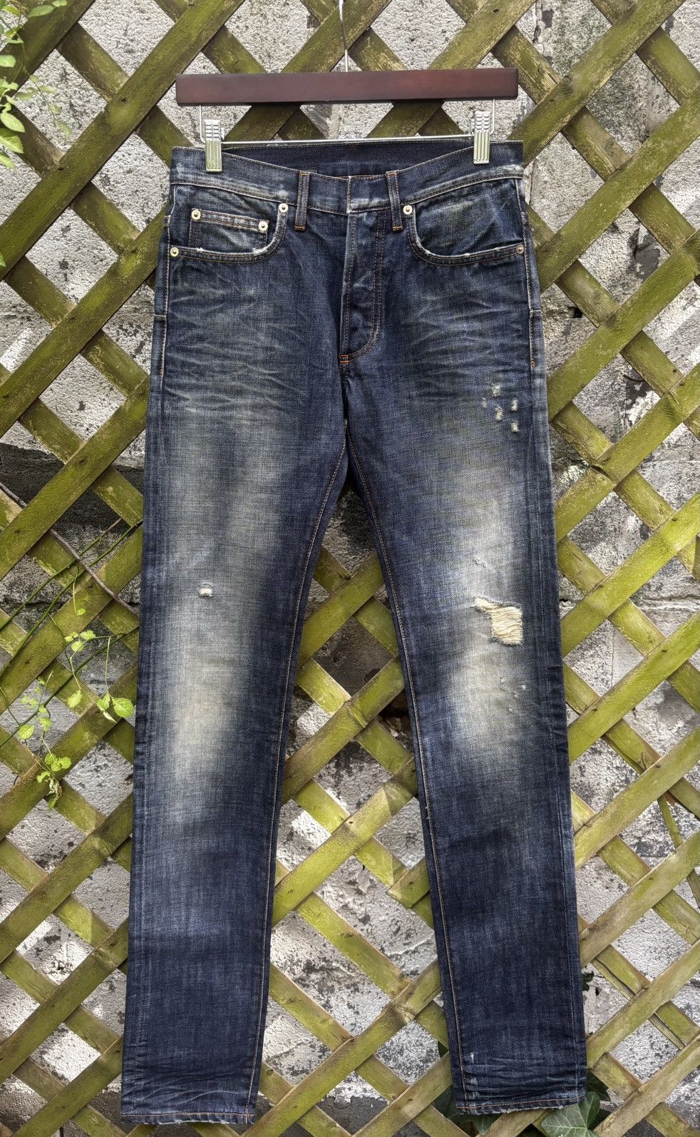 Dior Dior Hedi Slimane Distressed Jeans Size US 28 / EU 44 - 1 Thumbnail