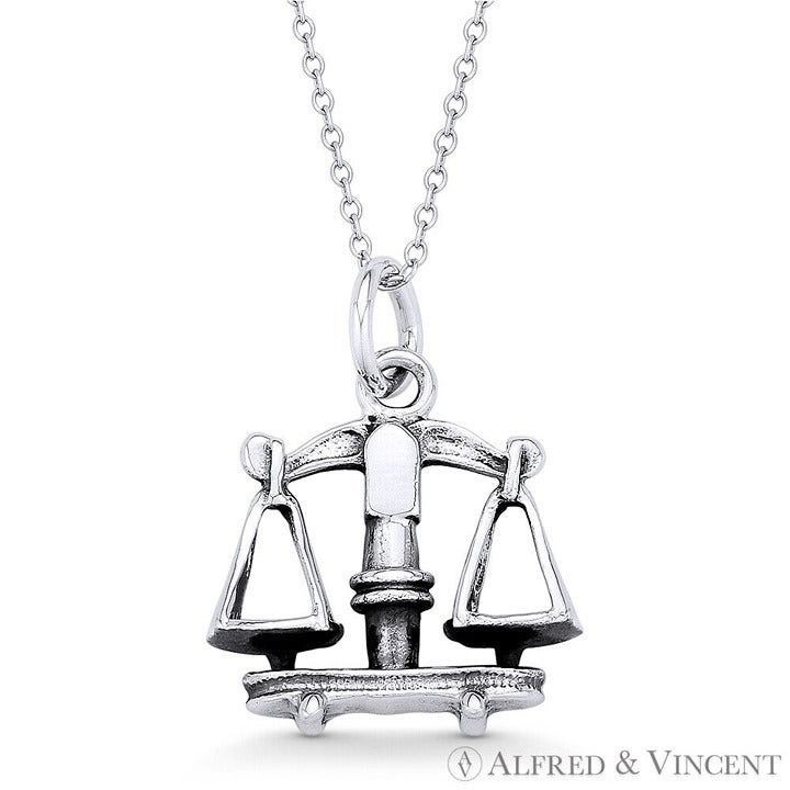 Other Libra Zodiac Sign Astrology Oxidized Pendant Size ONE SIZE - 1 Preview