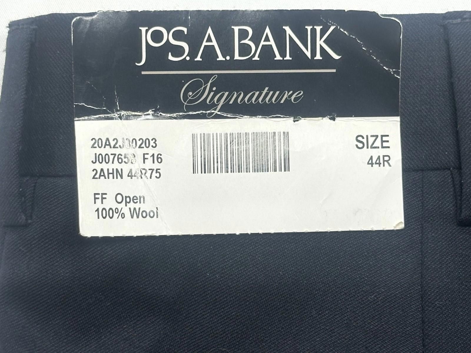 Jos. A. Bank Jos A Bank Uncuffed Tailor Wool Dress Pants Black Mens 44/37 Size US 44 / EU 60 - 7 Thumbnail