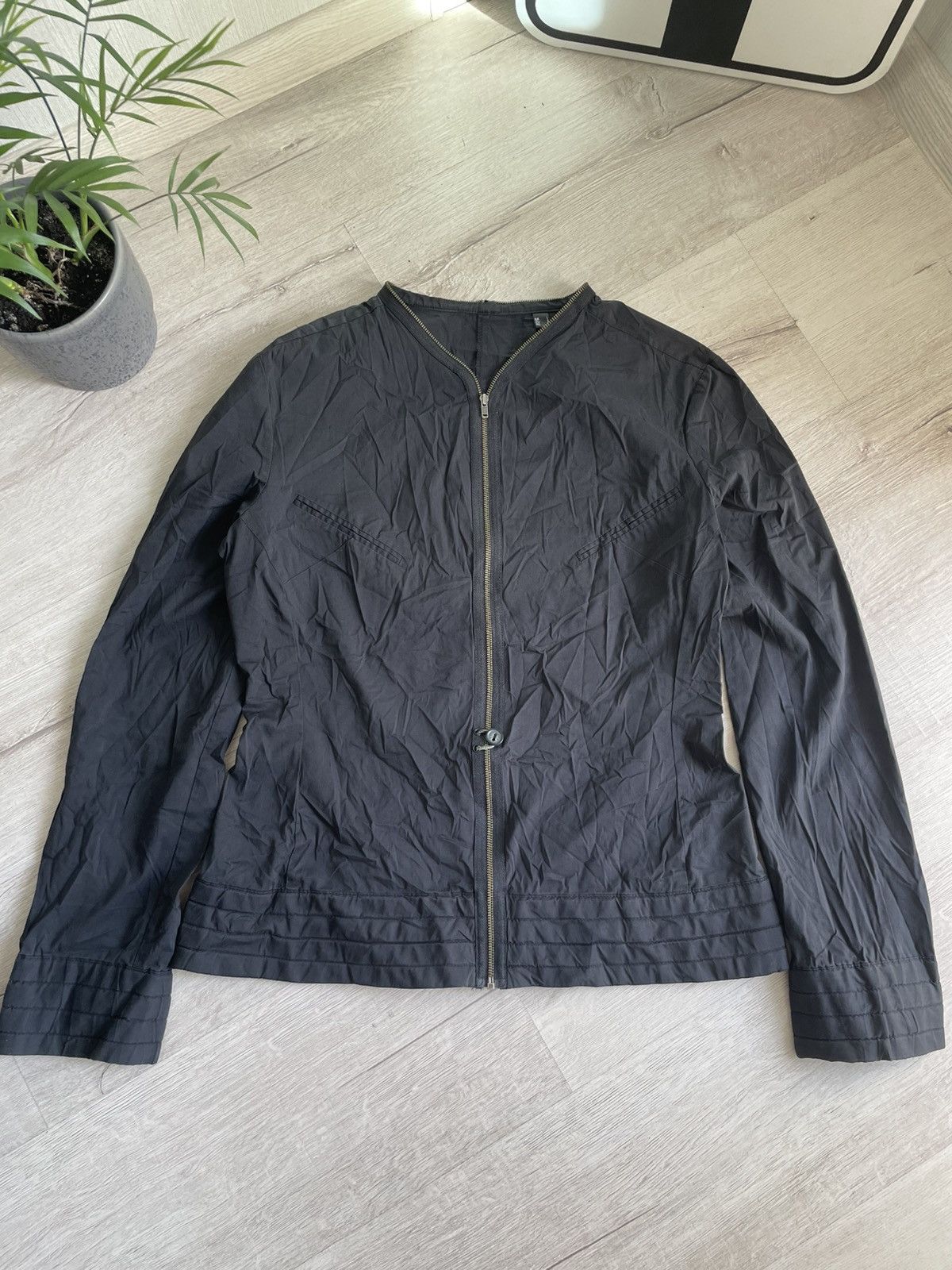 Japanese Brand Vintage Japan Longsleeve Full Zip Up Undercover Style Y2k Size M / US 6-8 / IT 42-44 - 9 Thumbnail