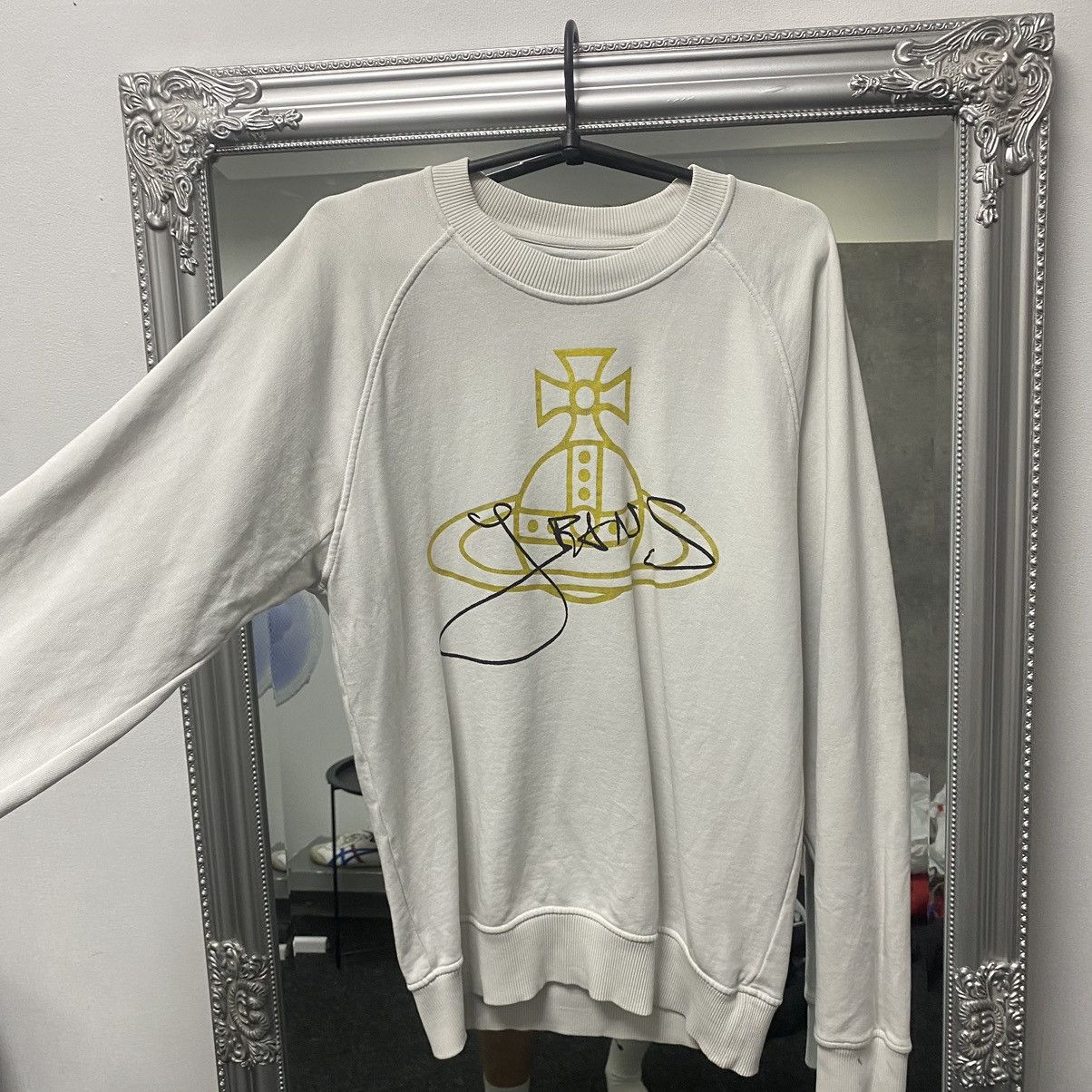 Vivienne Westwood Vintage Vivienne Westwood Sweatshirt big Logo Basic Pullover Size US S / EU 44-46 / 1 - 4 Thumbnail