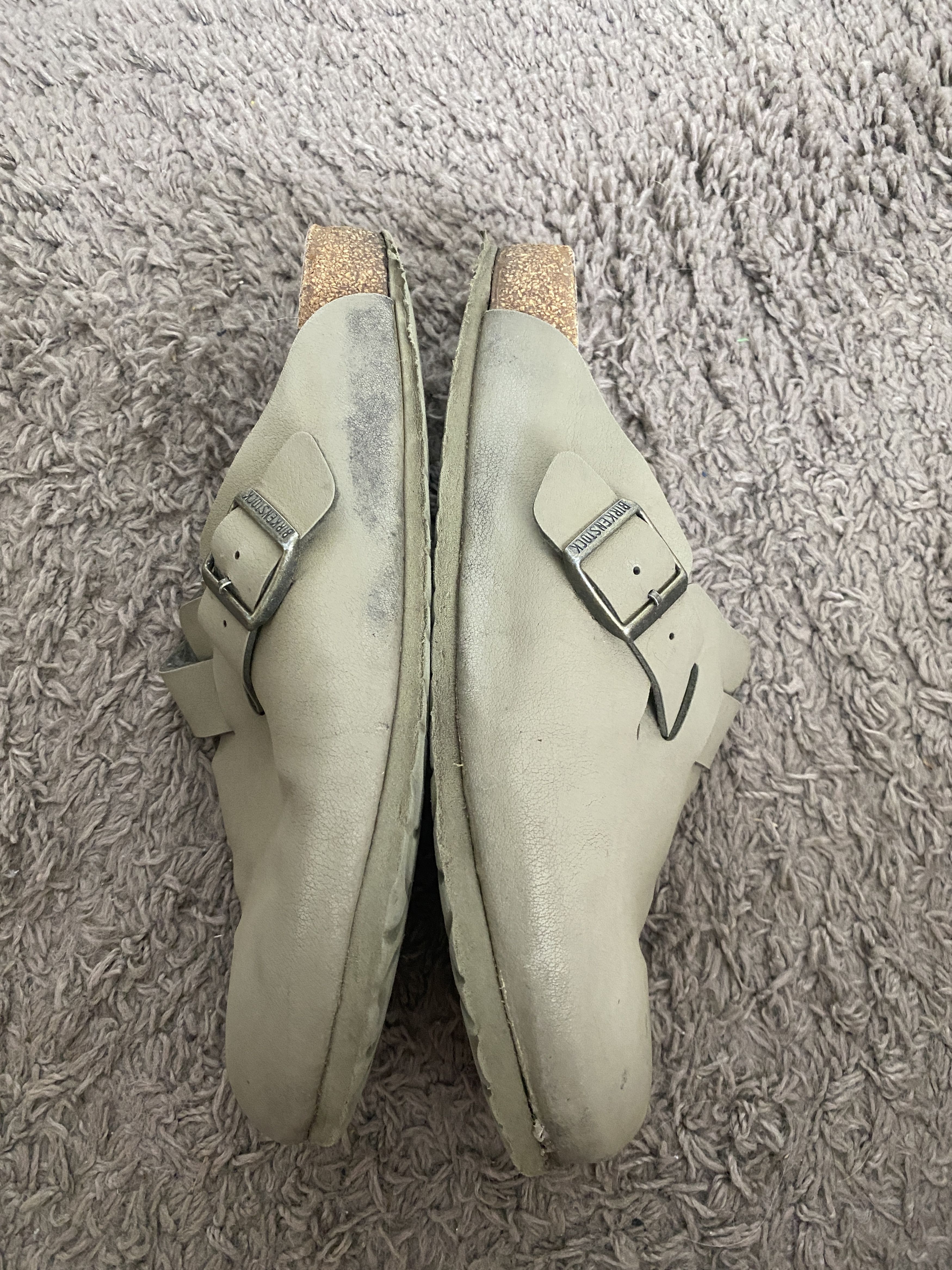 Birkenstock Birkenstock Boston distressed clog shoes Size US 11 / EU 44 - 8 Thumbnail