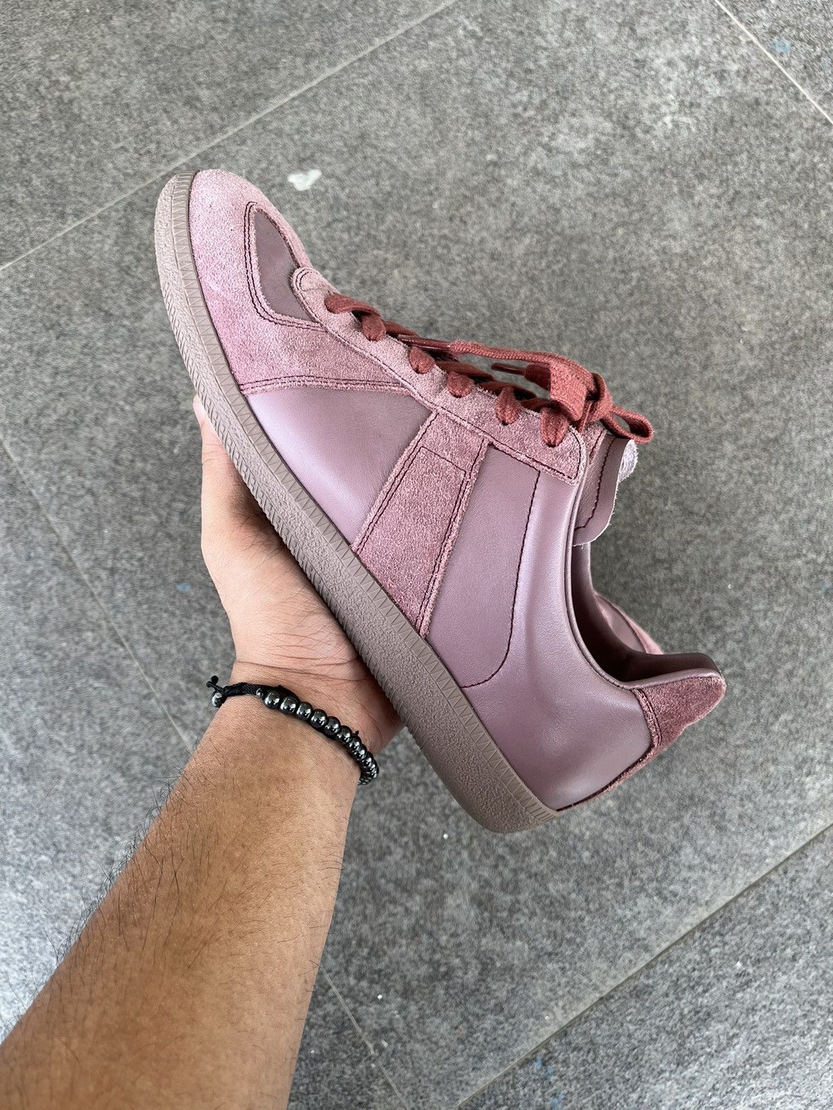 Maison Margiela Maison Margiela GATs Maroon / Burgundy Size US 8.5 / EU 41-42 - 4 Thumbnail