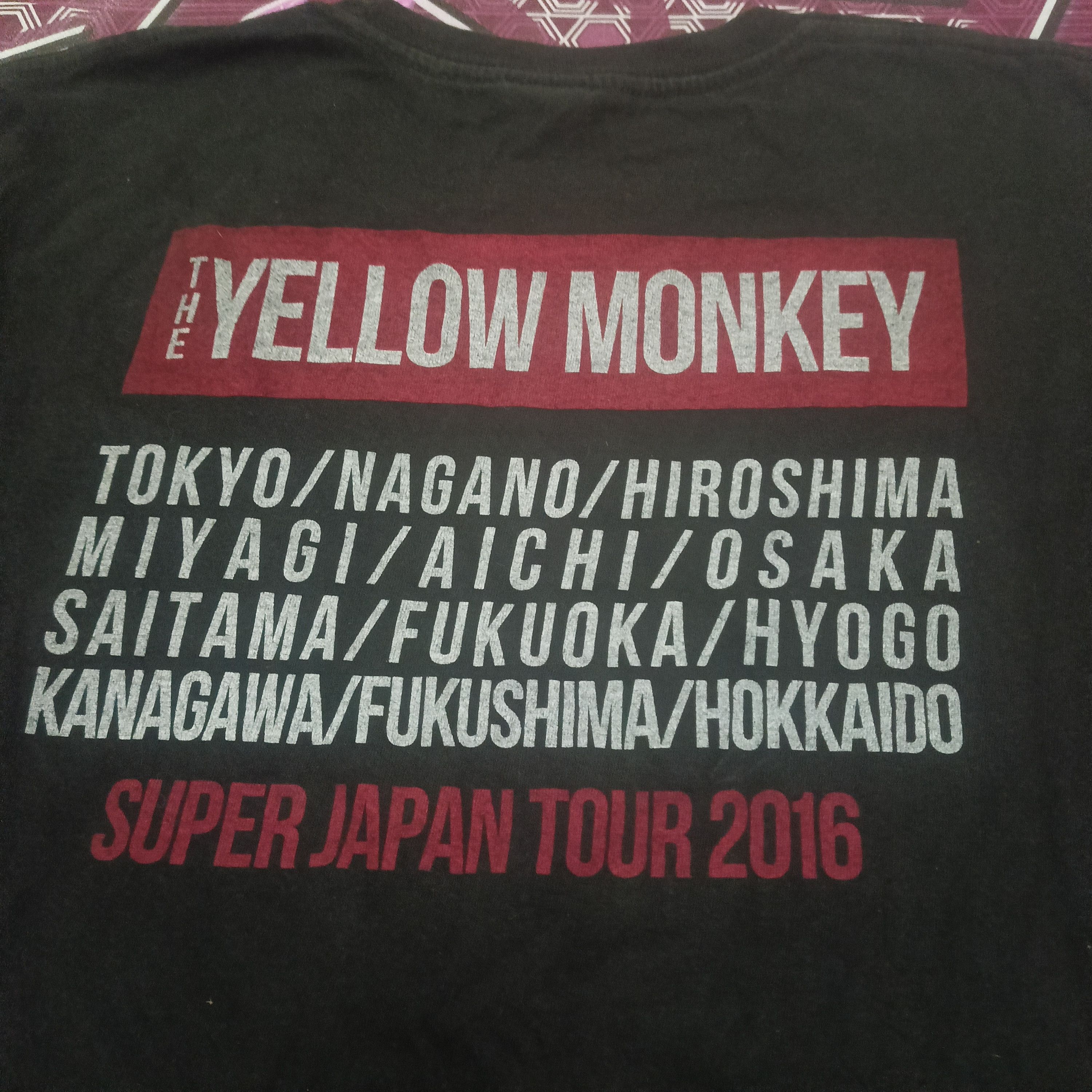 Band Tees The Yellow Monkey Band Super Japan Tour Size US M / EU 48-50 / 2 - 5 Thumbnail