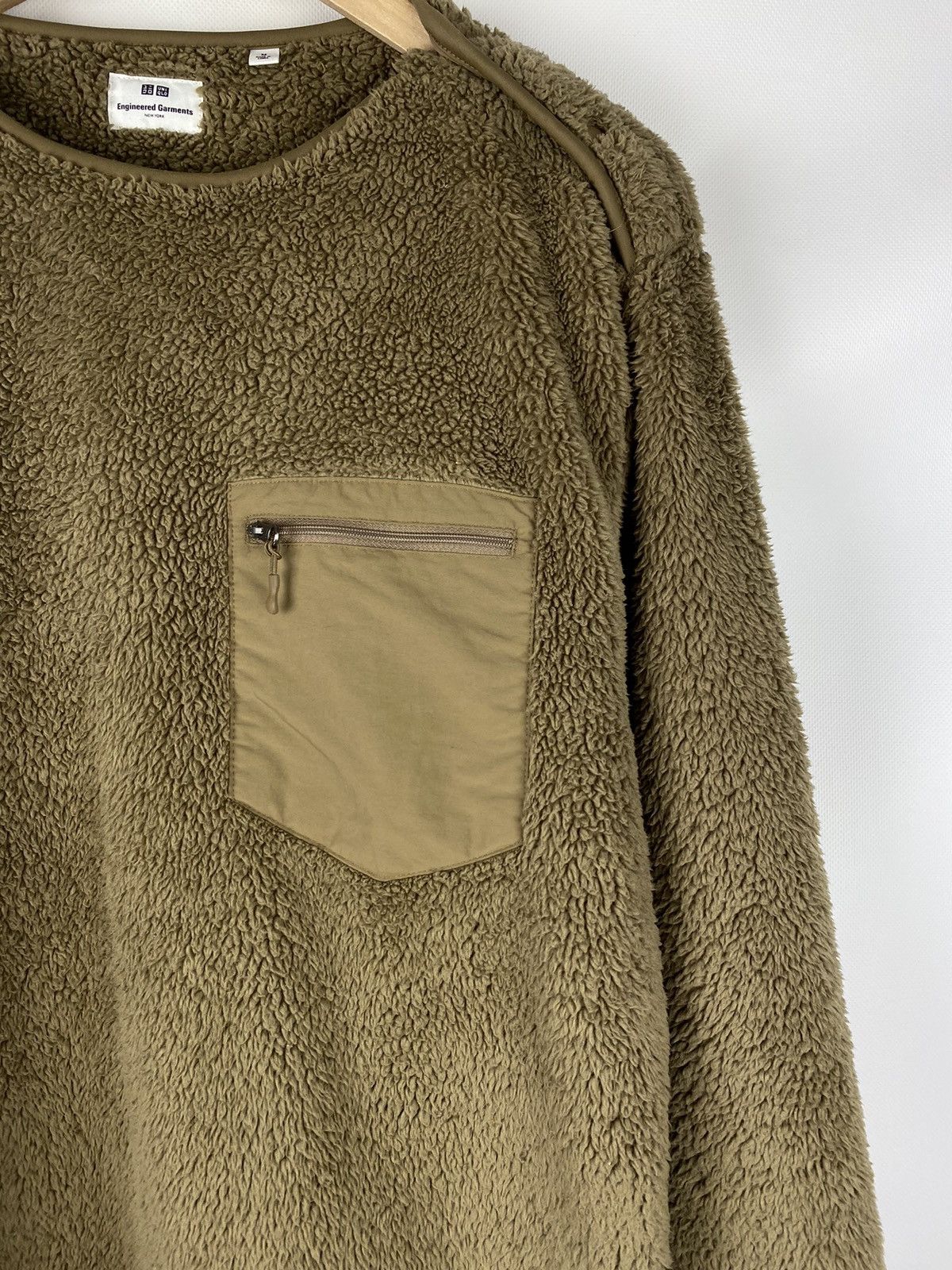 Engineered Garments × Japanese Brand × Uniqlo Uniqlo Engineered Garments men’s fleece sweatshirt pullover Size US M / EU 48-50 / 2 - 8 Thumbnail