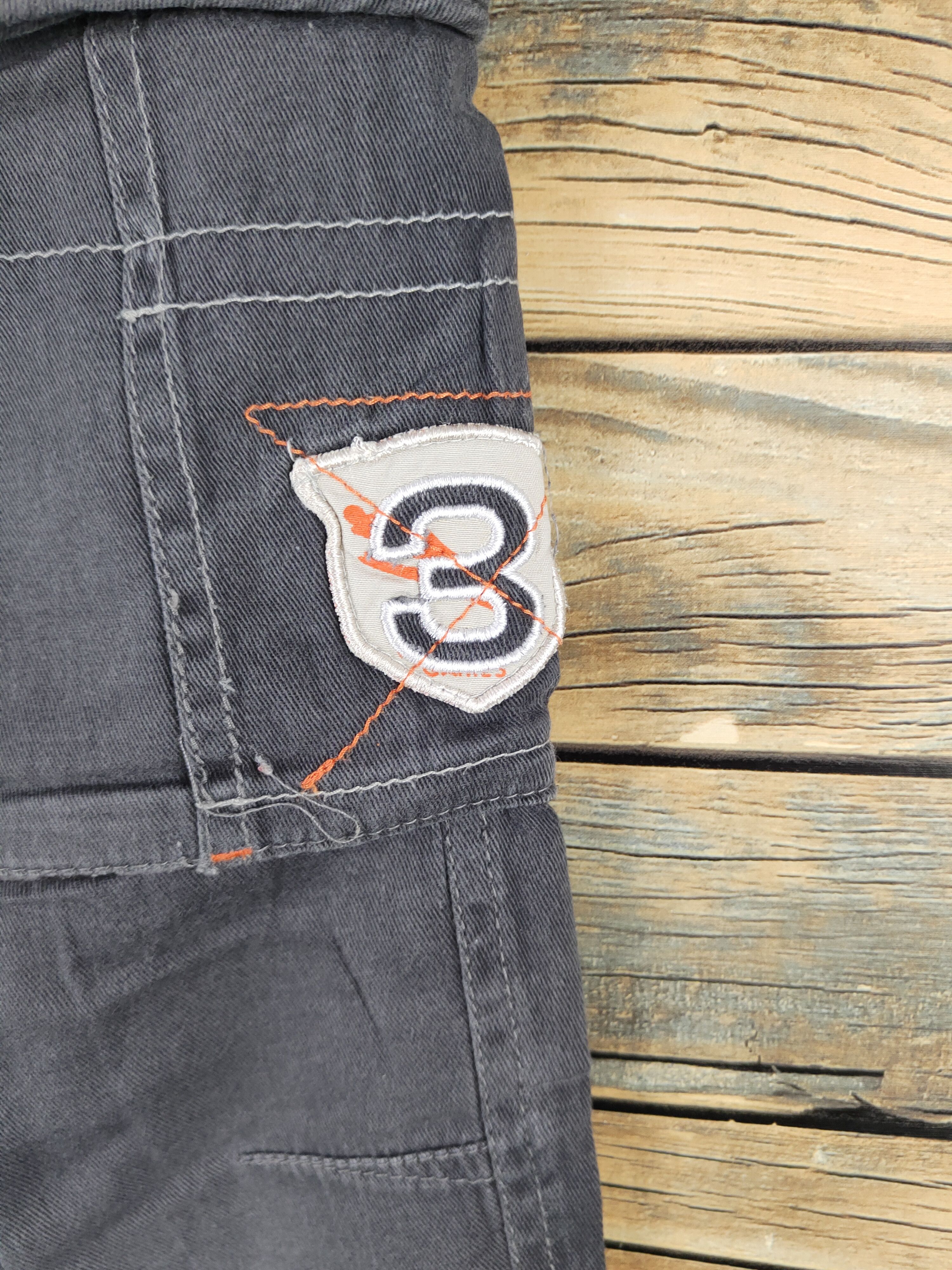 Japanese Brand DL TD Mania Dark Gray Multipocket Cargo Pants #2336 Size US 26 / EU 42 - 6 Thumbnail