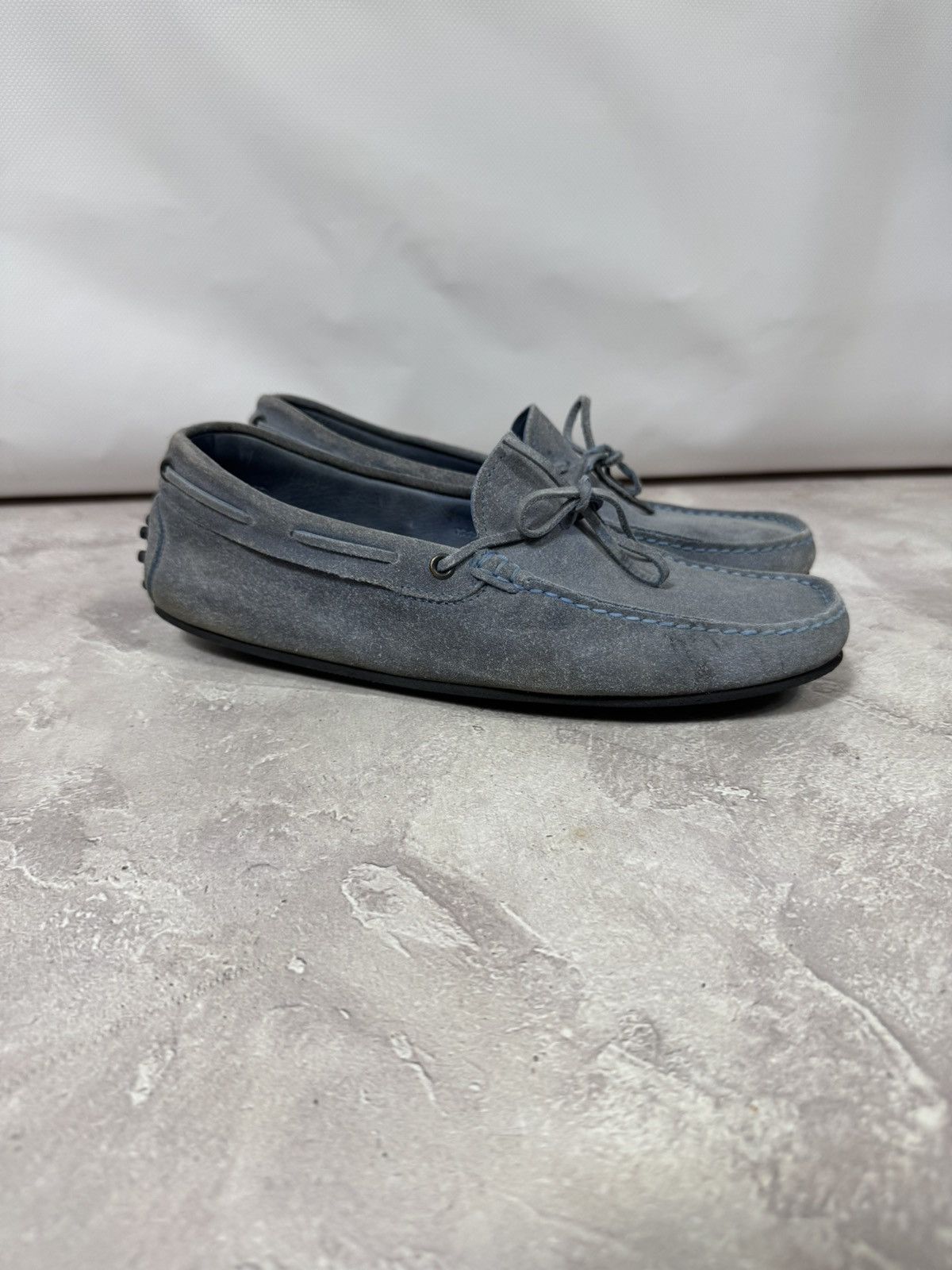 Tod's Tod's Distressed Suede Loafer Size US 7.5 / EU 40-41 - 4 Thumbnail