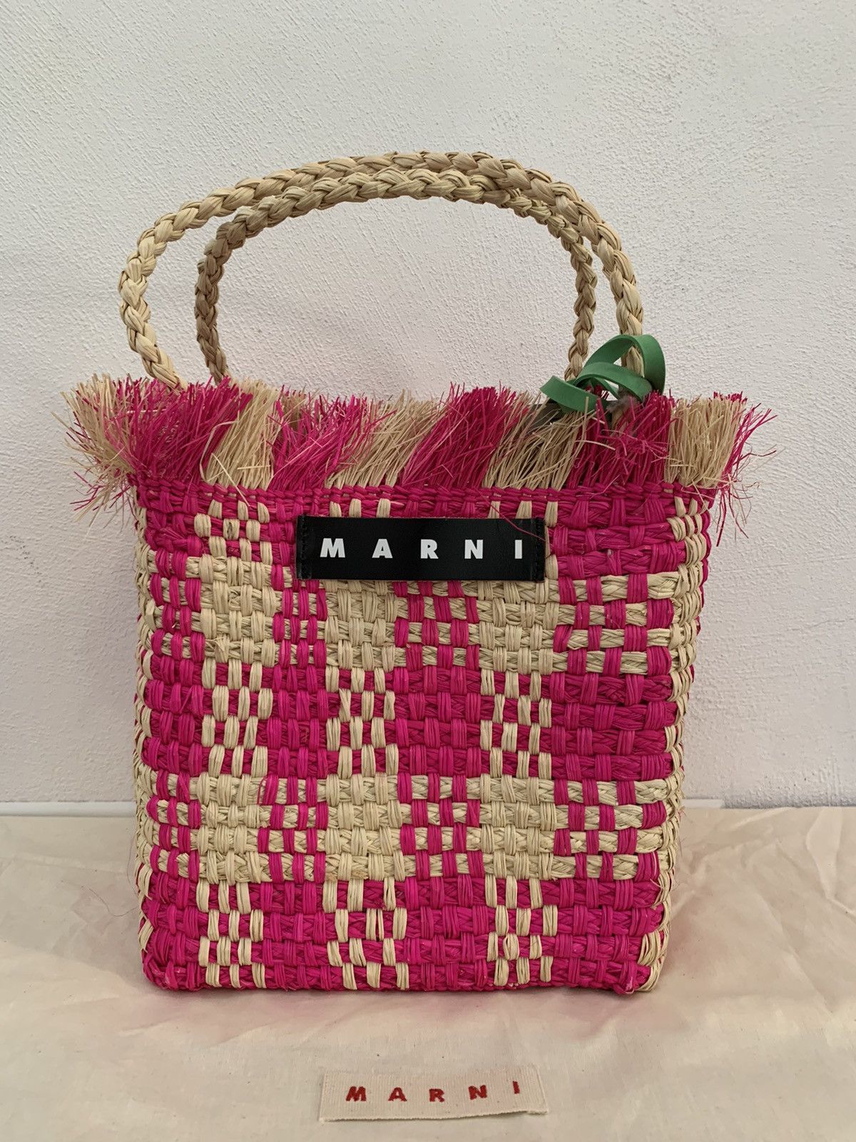 Marni IRACA PALM MED BAG Size ONE SIZE - 4 Thumbnail