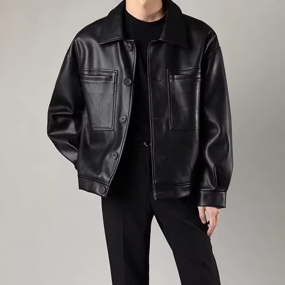 Japanese Brand Megumi x Misa Korean fashion retro faux leather jacket Size US M / EU 48-50 / 2 - 3 Thumbnail