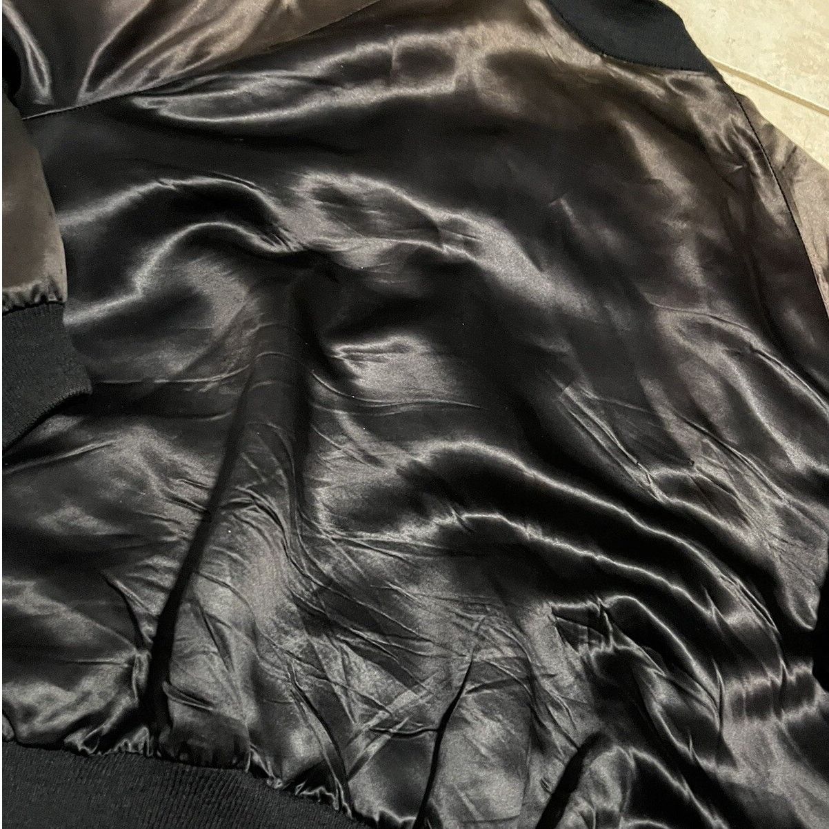 Vintage Vintage 80s Bar Restaurant Satin Jacket Insane Faded Size US L / EU 52-54 / 3 - 9 Thumbnail