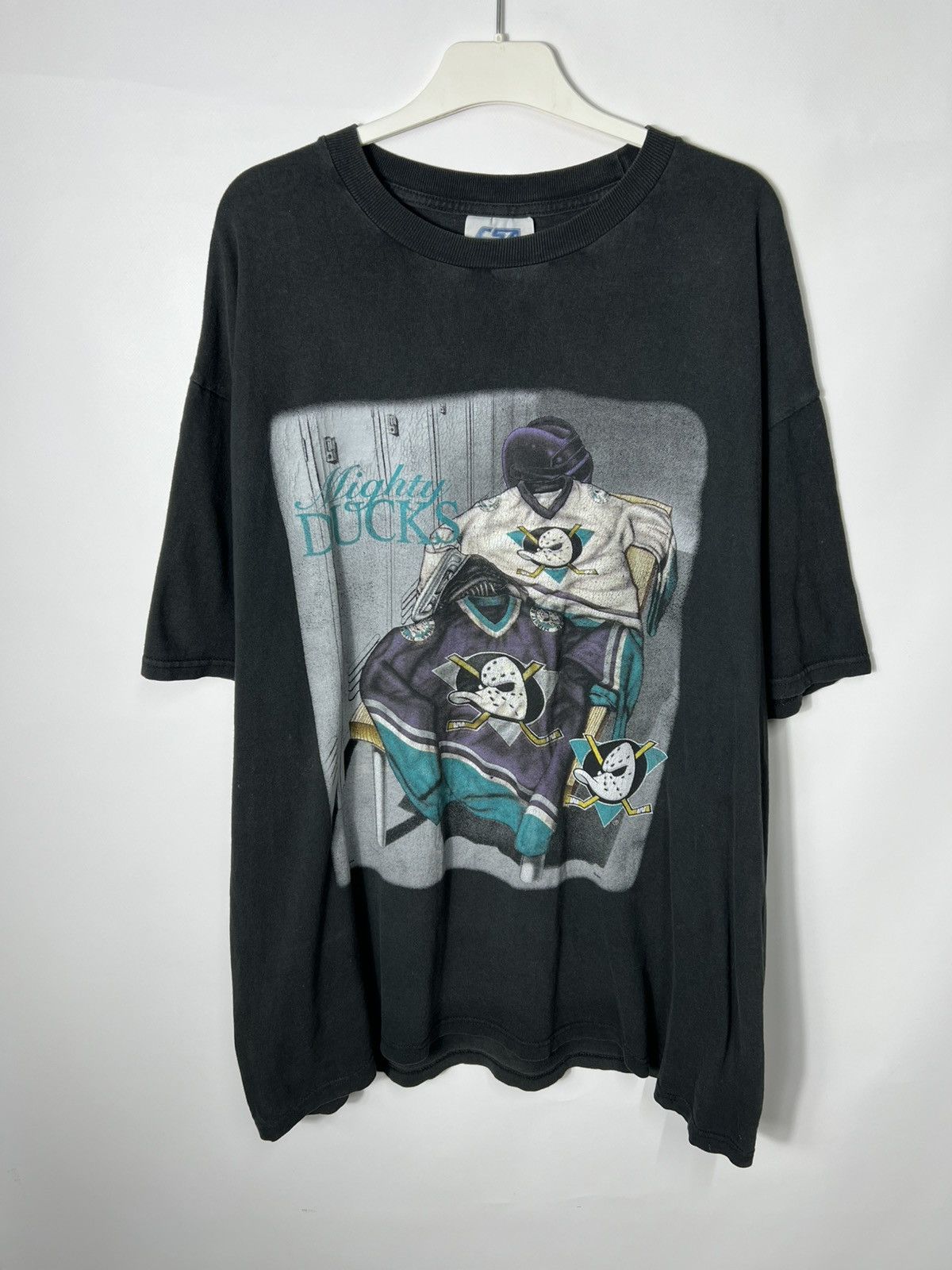 NHL Vintage sportswear NHL Mighty Duck 90s Hokey T-shirt Size US XL / EU 56 / 4 - 1 Thumbnail