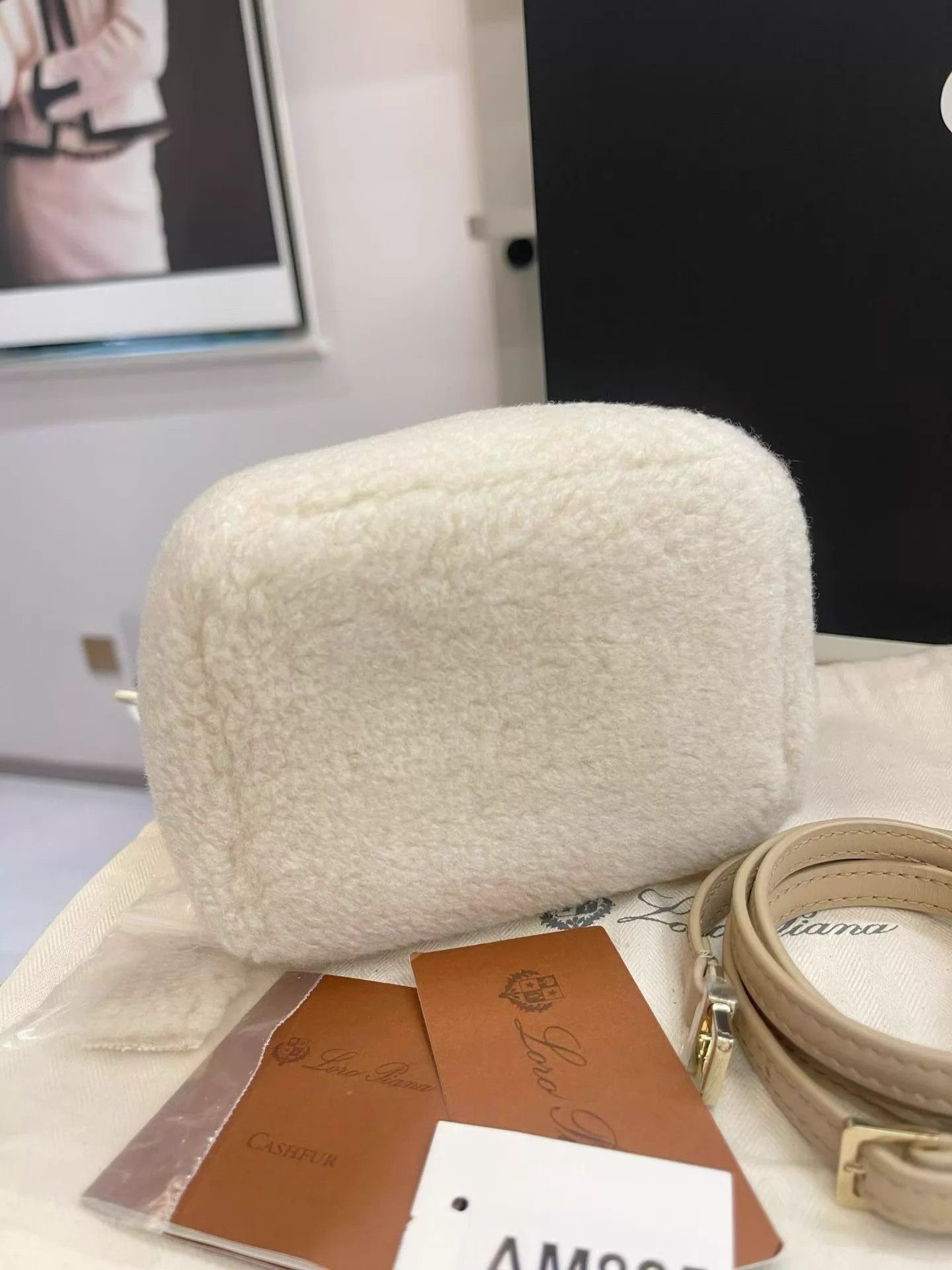 Loro Piana Loro Piana Extra Pocket 11.5 Cashfur 14x10x10 Size ONE SIZE - 5 Thumbnail