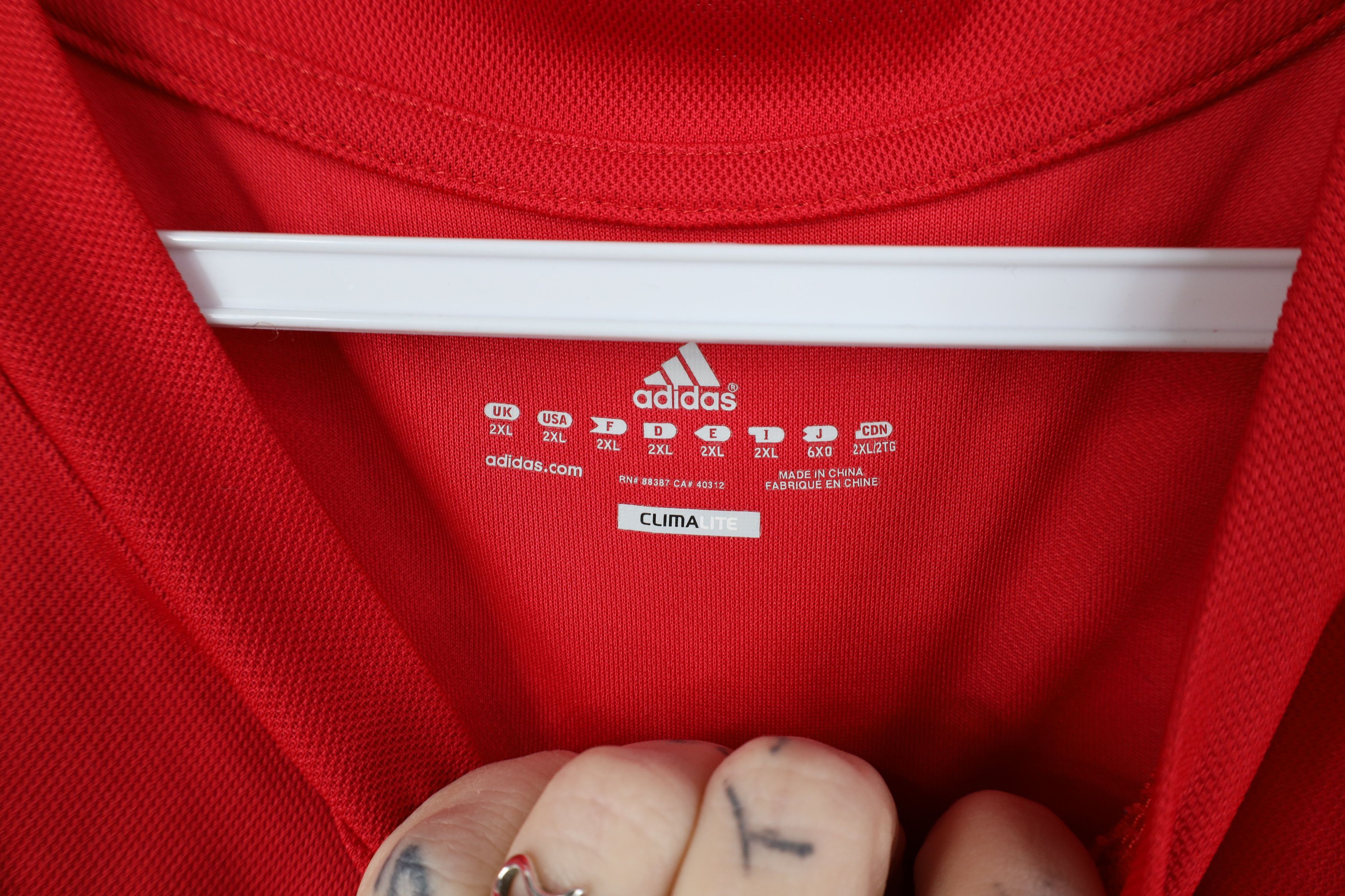 Adidas Adidas New York Red Bull Soccer Jersey Training T-Shirt Size US XXL / EU 58 / 5 - 11 Thumbnail