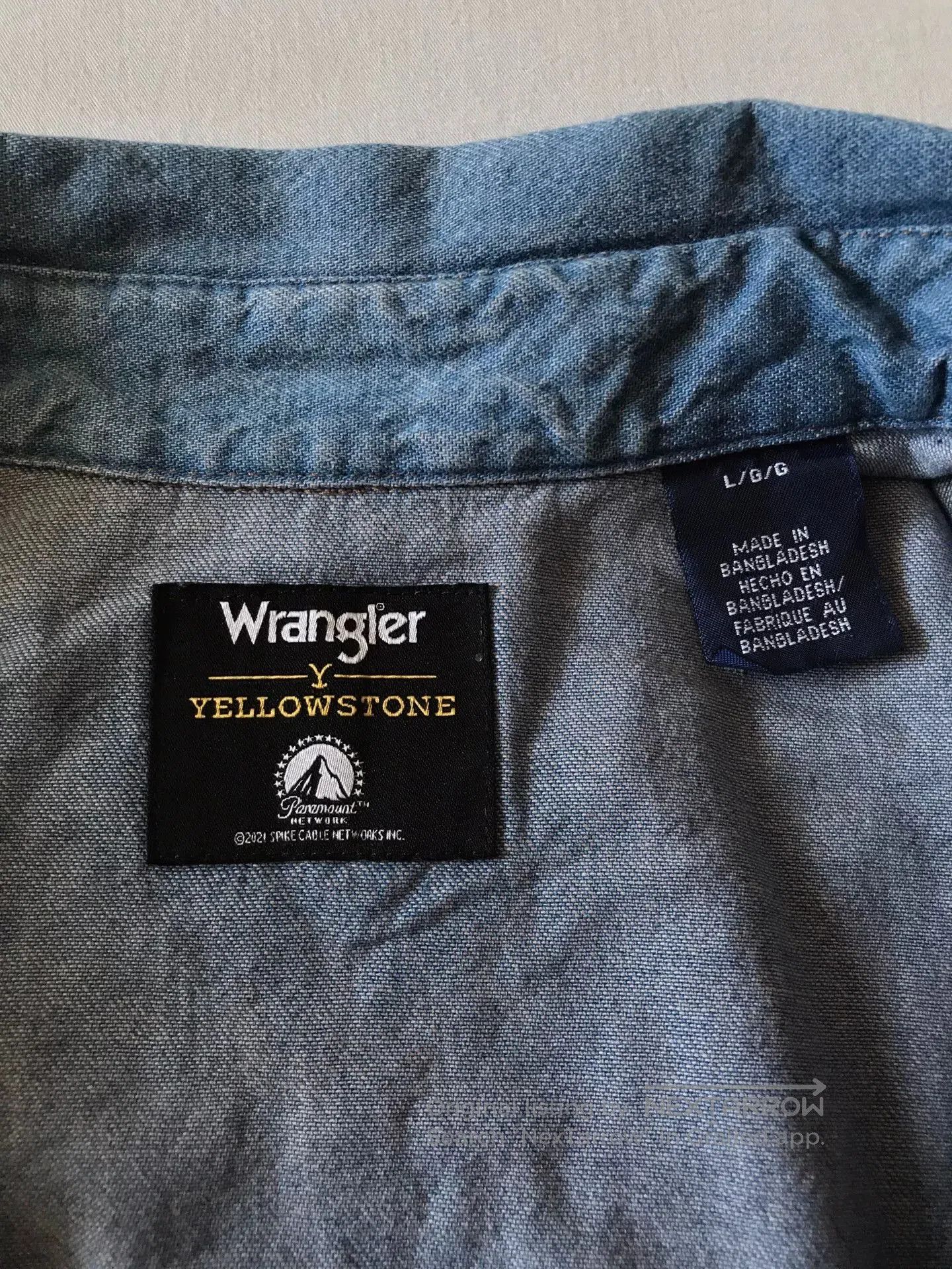 Wrangler Wrangler x Yellowstone Western Shirt. Size US L / EU 52-54 / 3 - 7 Thumbnail