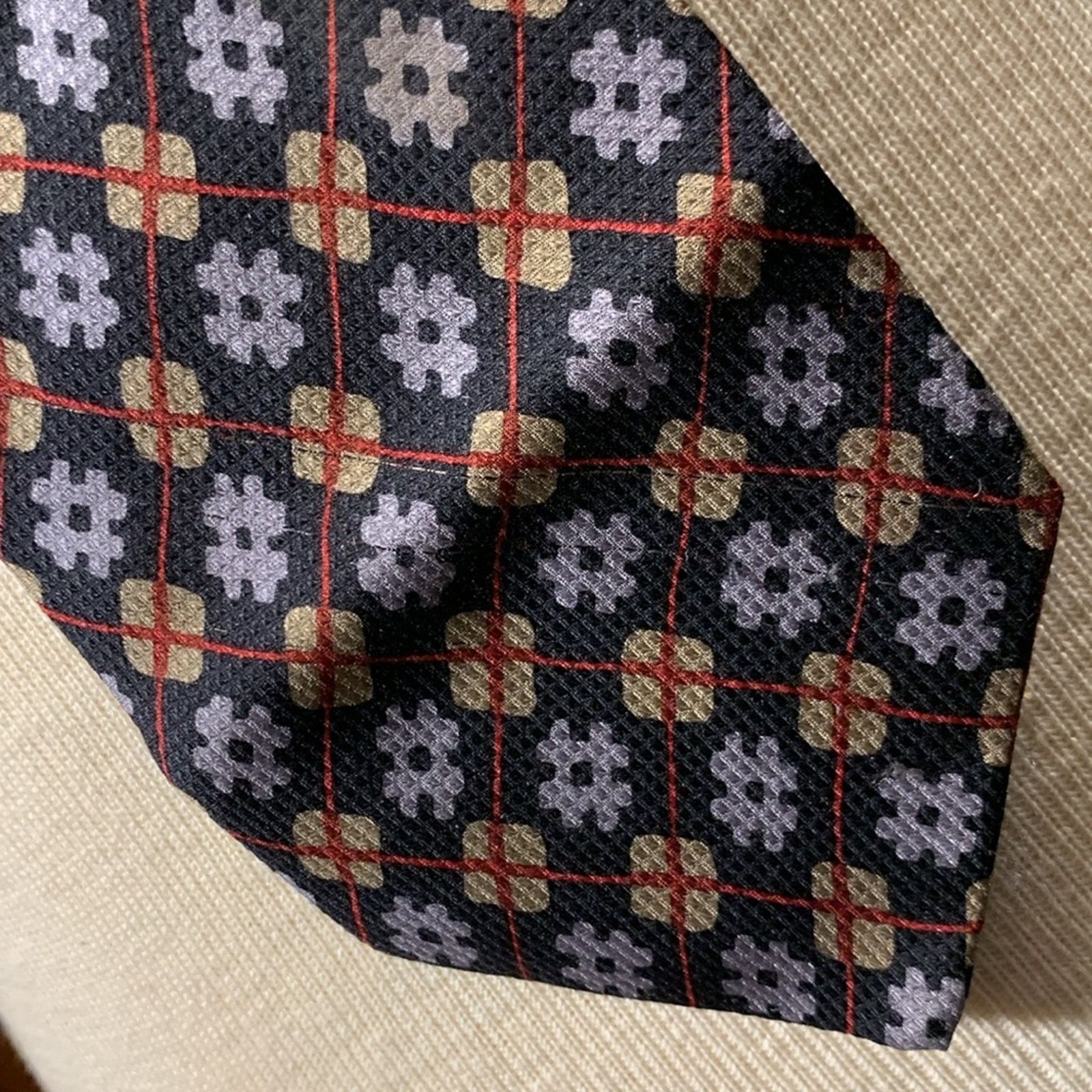 Krizia Krizia Krizia Uomo italian printed silk necktie Size ONE SIZE - 3 Thumbnail