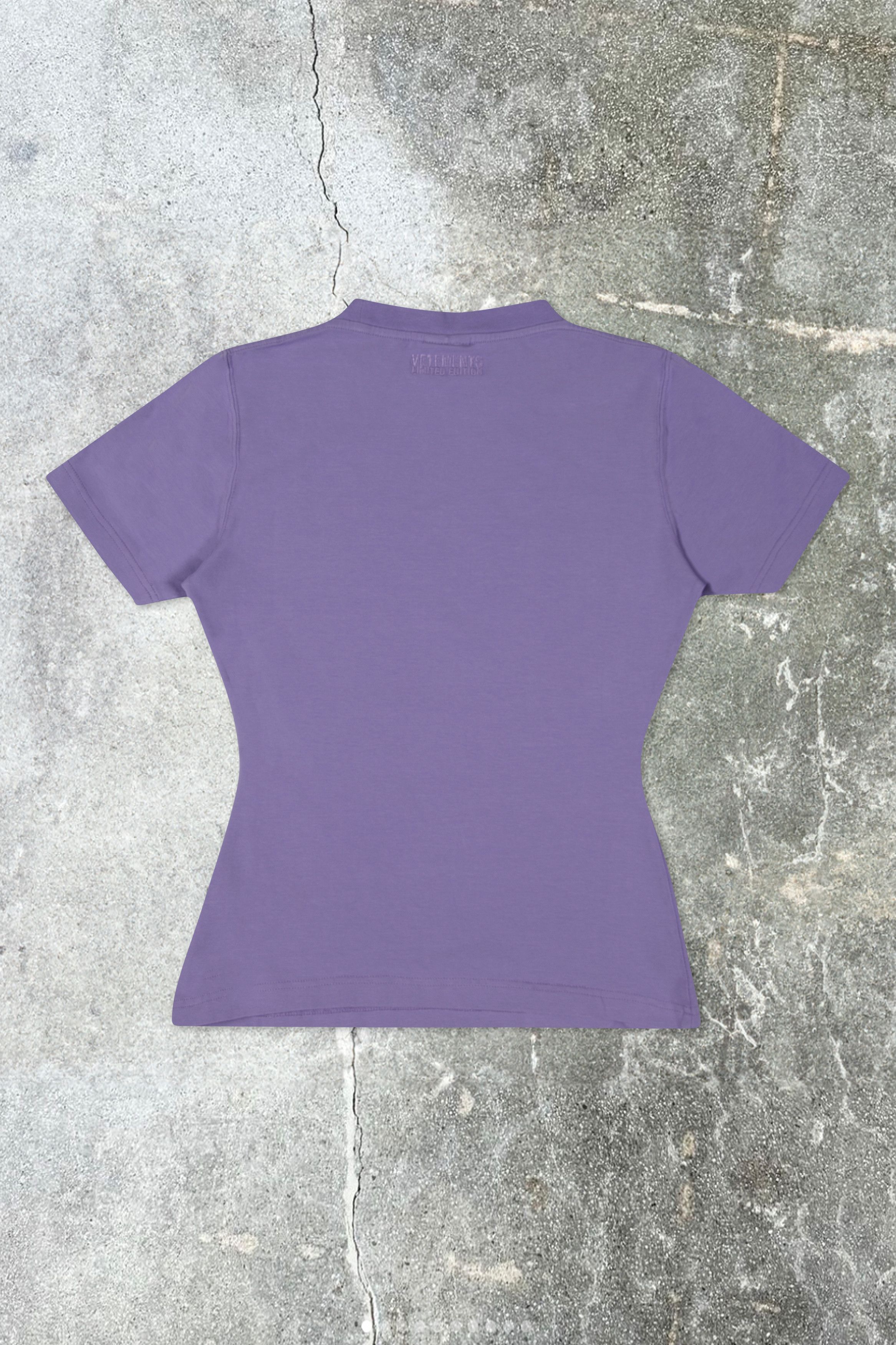Vetements BLING LOGO FITTED T-SHIRT Size S / US 4 / IT 40 - 2 Thumbnail