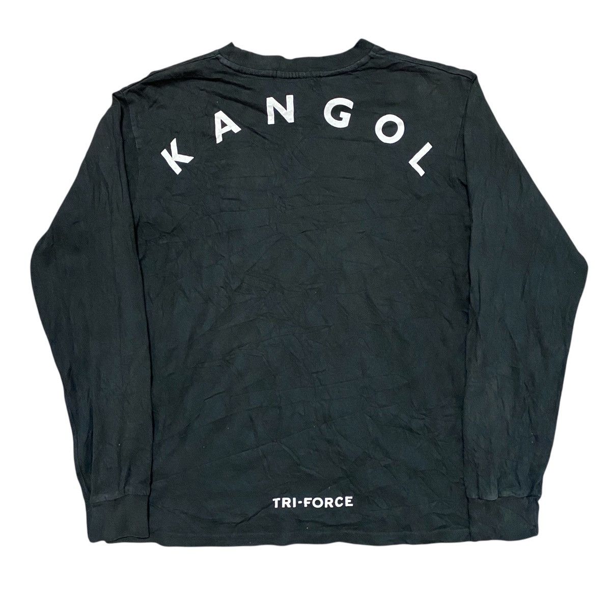Kangol × Vintage Vintage Kangol Tri-Force Center Logo Tshirt Size US XL / EU 56 / 4 - 1 Thumbnail
