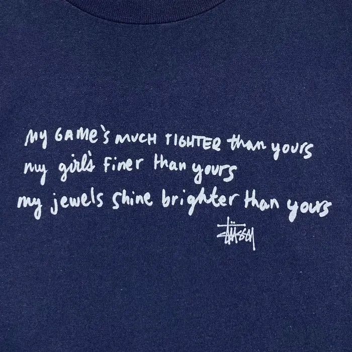 Futura Vintage STUSSY x FUTURA SKATEBOARD Wording Tee Shirt Size US L / EU 52-54 / 3 - 4 Thumbnail