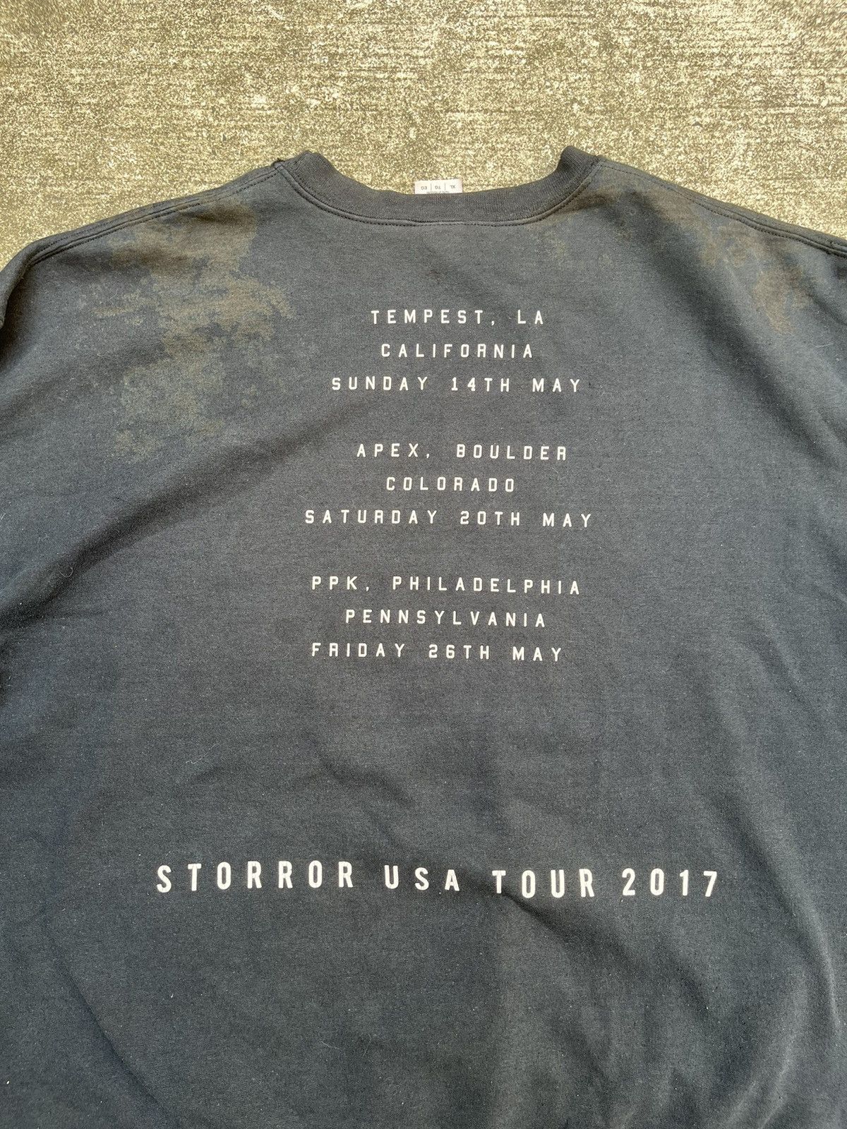Other Rare Storror USA Tour 2017 Crewneck Size US XL / EU 56 / 4 - 6 Thumbnail