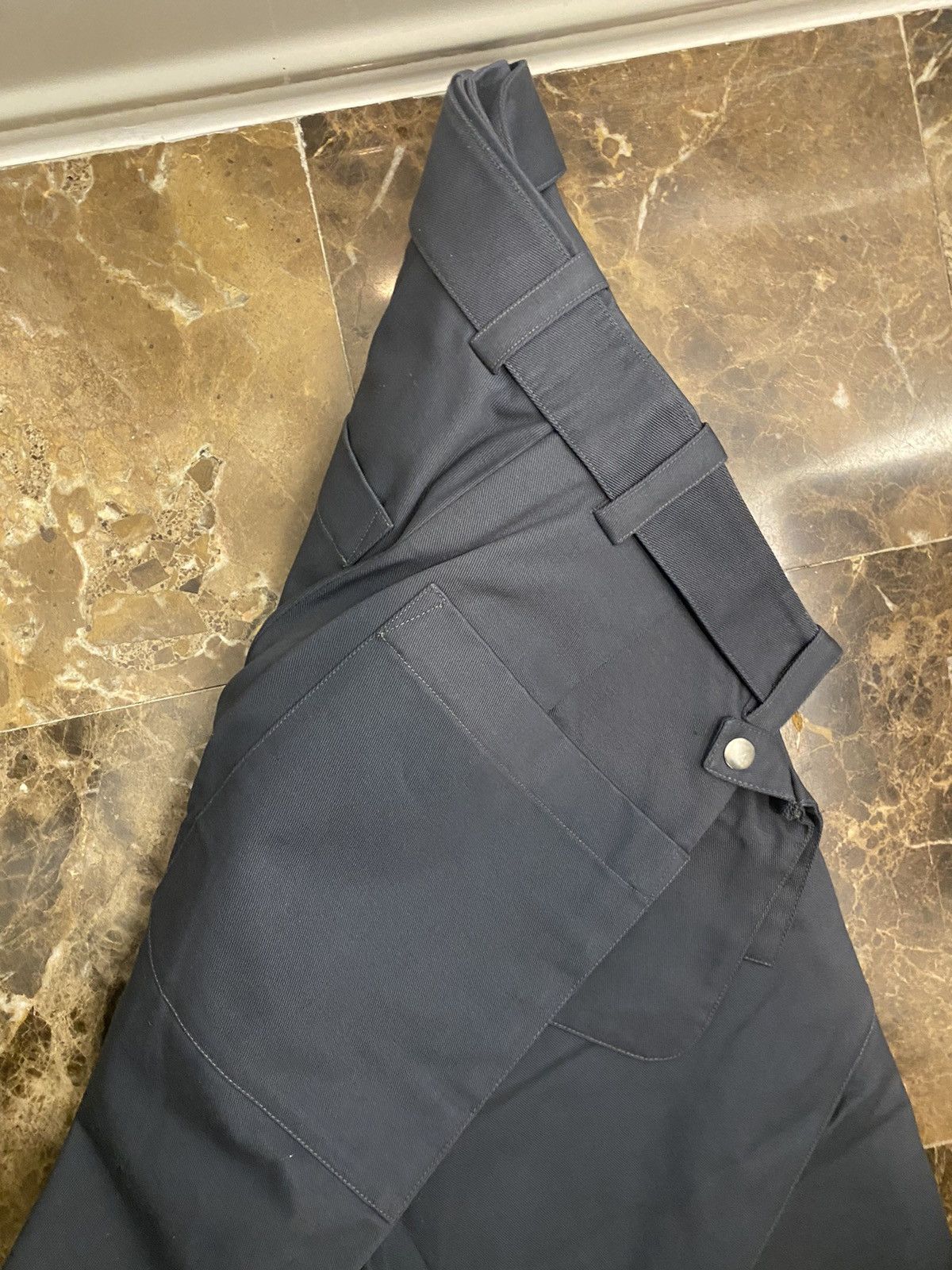 Kiko Kostadinov 0032017 Wrapped Knee Trousers Size US 30 / EU 46 - 4 Thumbnail
