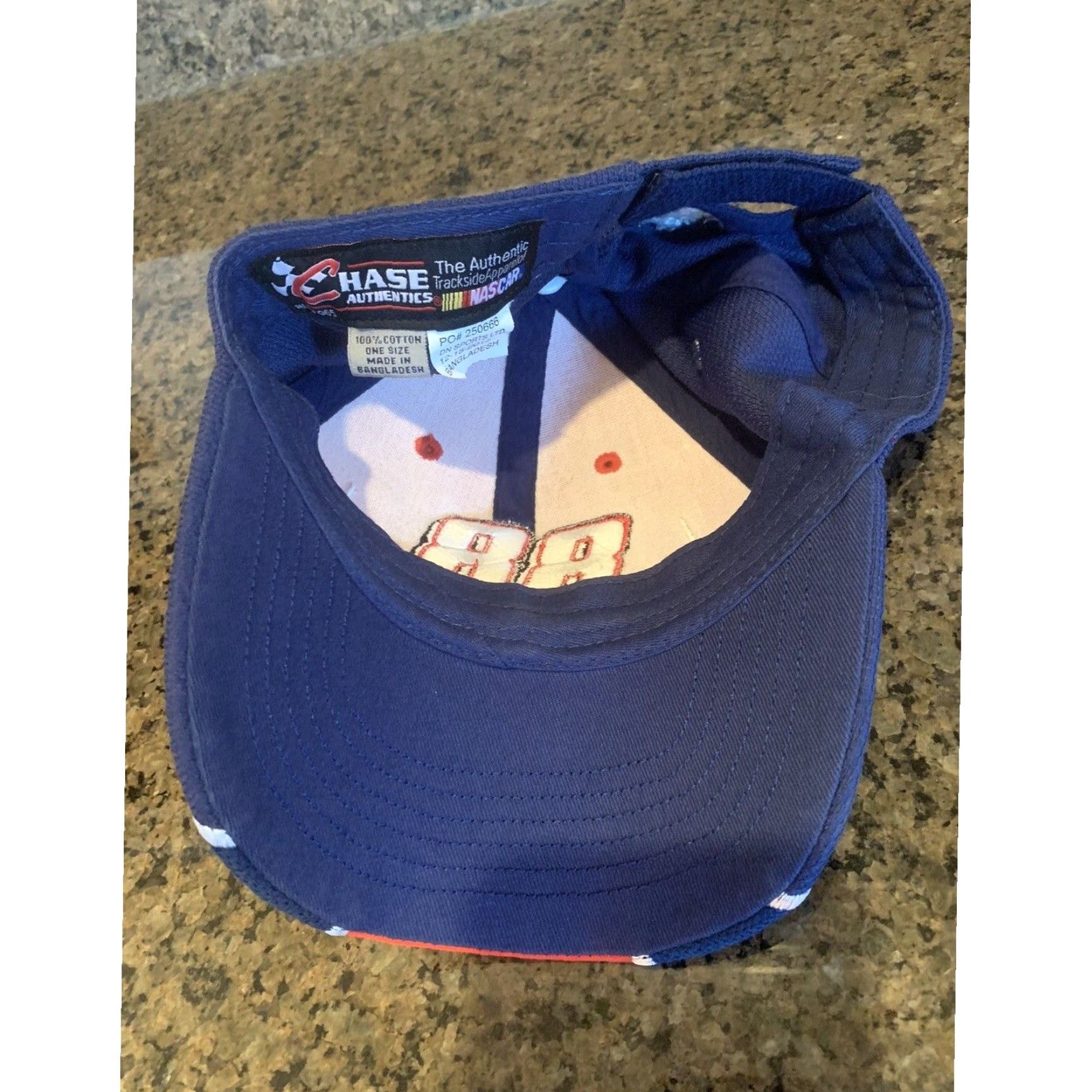 NASCAR Dale Earnhardt Jr Hat Nascar Ballcap Geometric Cotton Canvas One Size Men Red Ballcap Hat Great Condition Size ONE SIZE - 7 Thumbnail