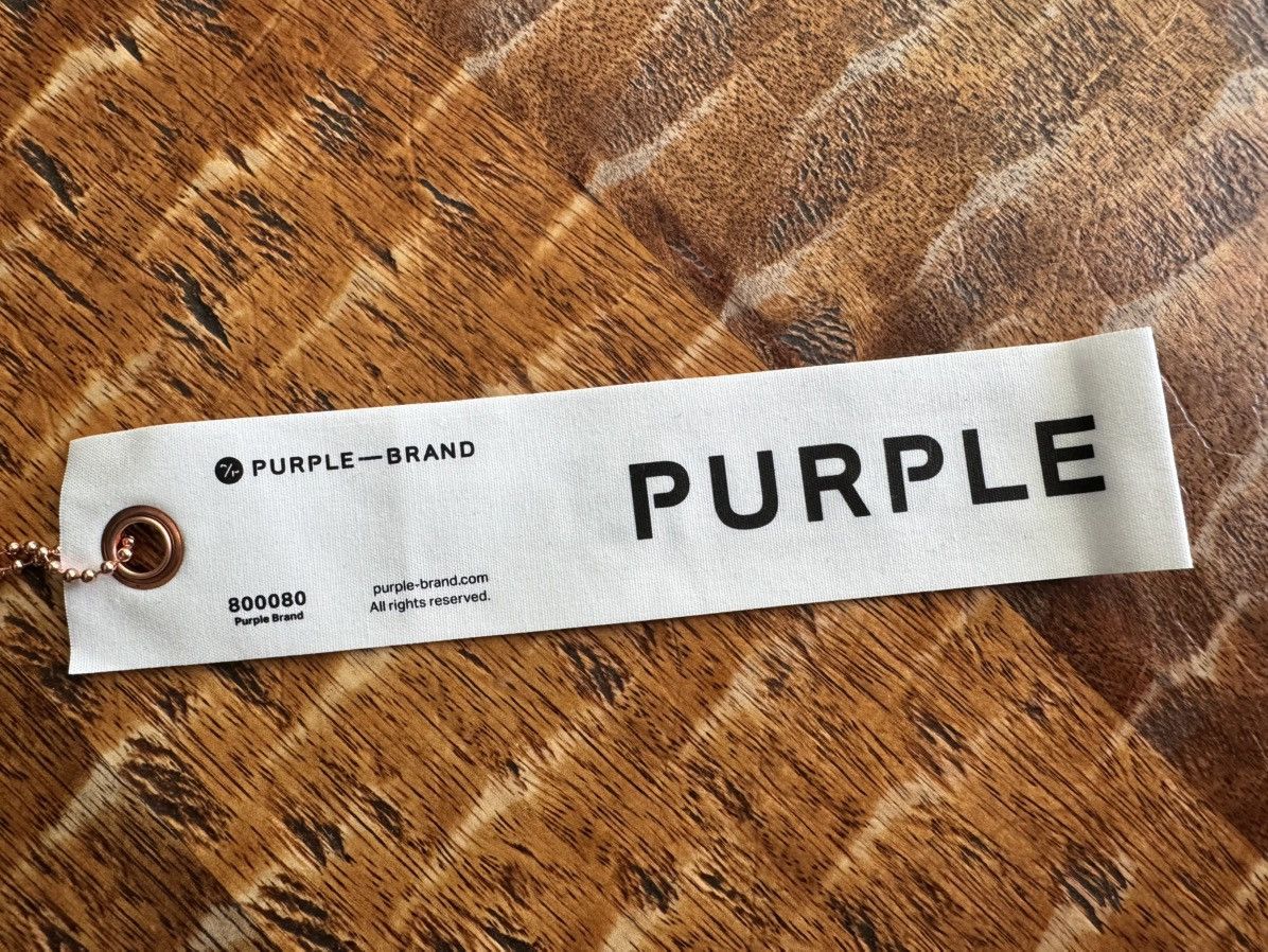 Purple Brand New PURPLE Brand Black Leather Hat Size ONE SIZE - 3 Thumbnail