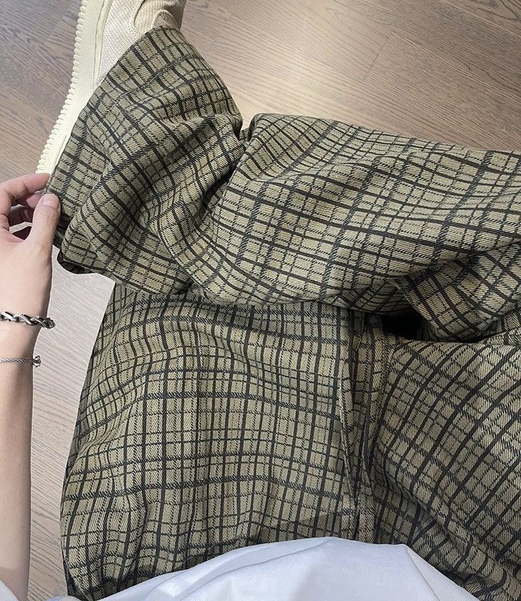 Japanese Brand × Vintage Outdoor retro y2k plaid check pattern baggy pants Size US 28 / EU 44 - 5 Thumbnail