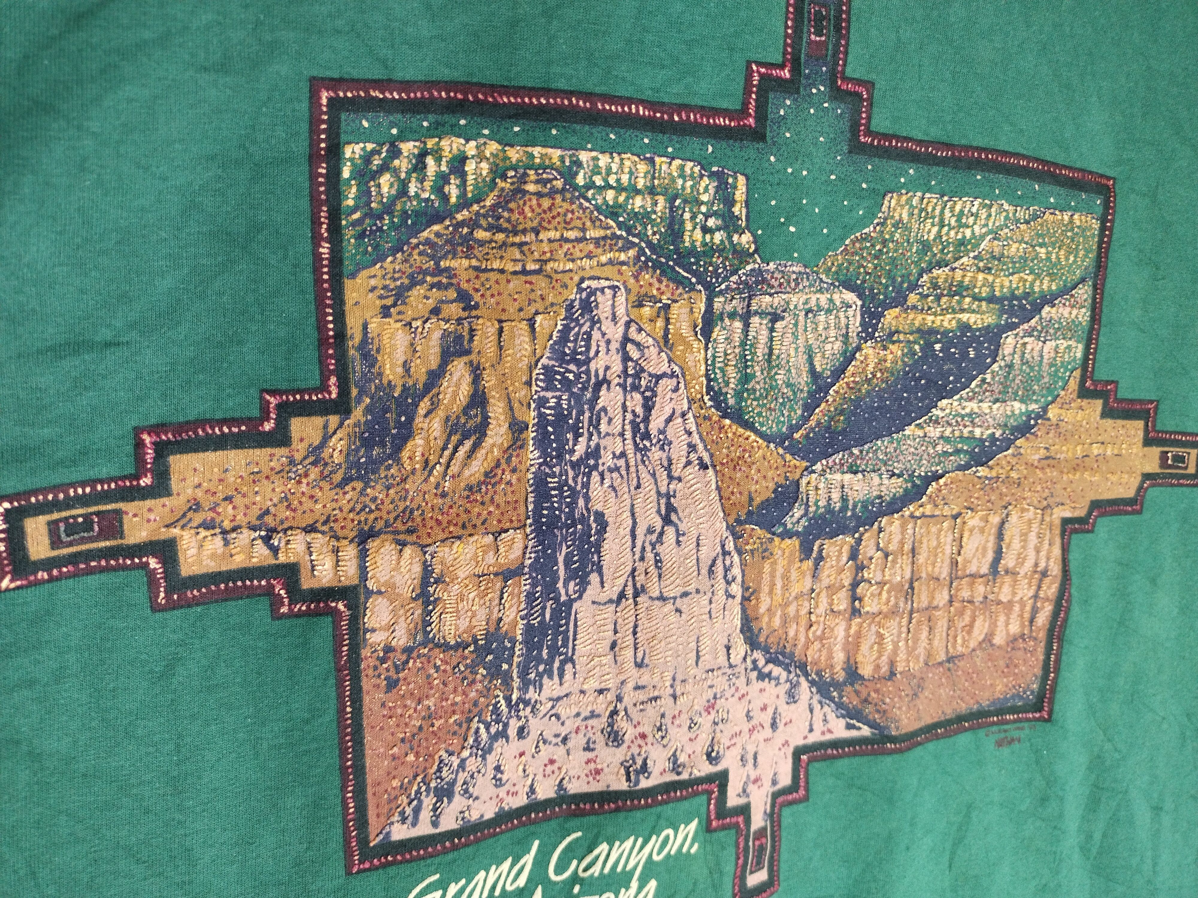 Vintage 🔥 Vtg Arizona Grand Canyon Tee Size US M / EU 48-50 / 2 - 4 Thumbnail