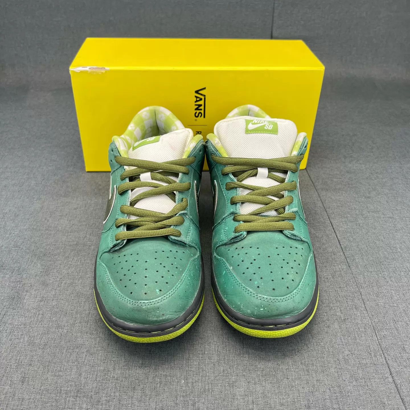 Nike Nike Dunk SB Low Green Lobster 45.5 Original Box Size US 12.5 / EU 45-46 - 4 Thumbnail