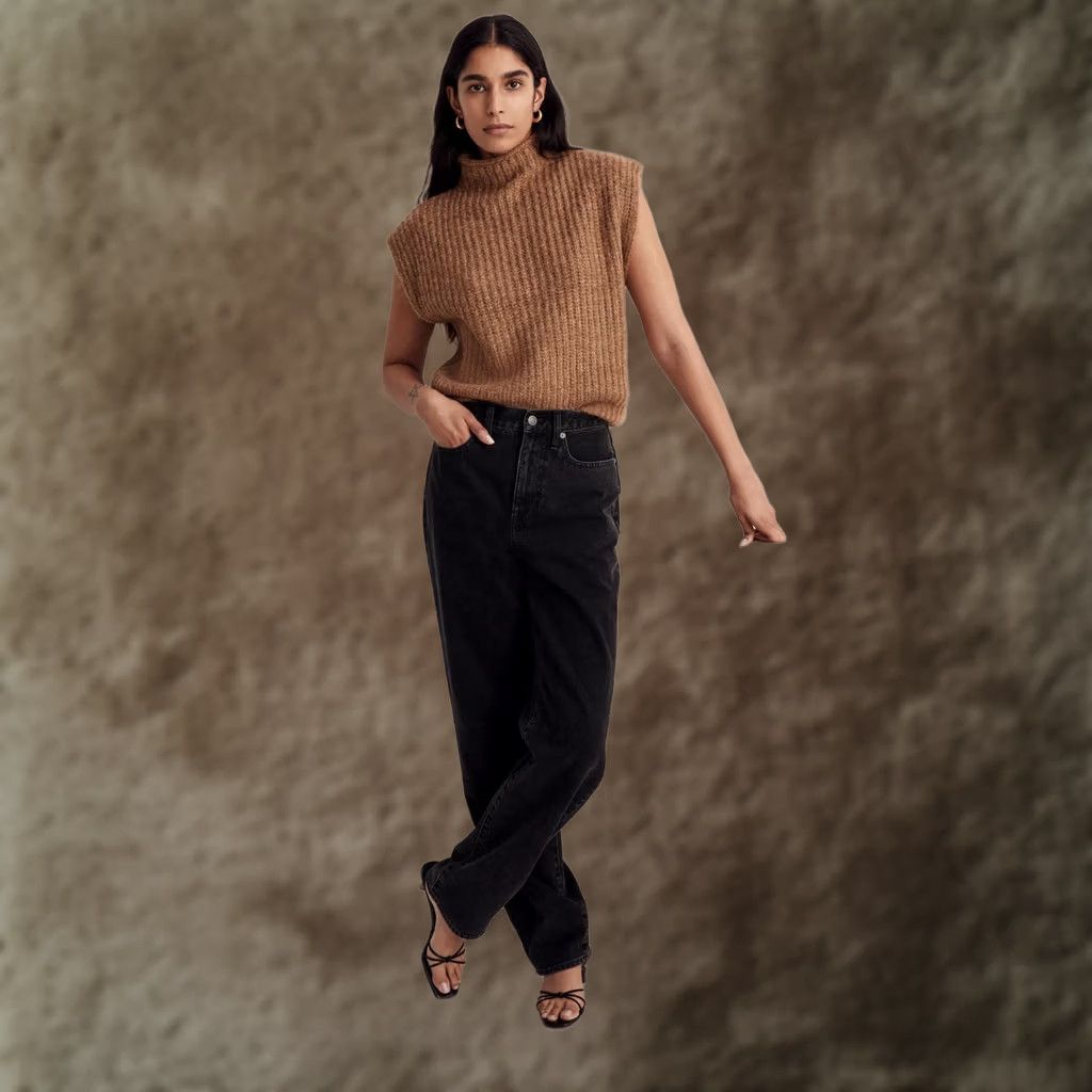 Madewell Madewell Stimpson Sweater Vest Toffee Brown Womens XS Lagenlook Boho Size XS / US 0-2 / IT 36-38 - 1 Thumbnail