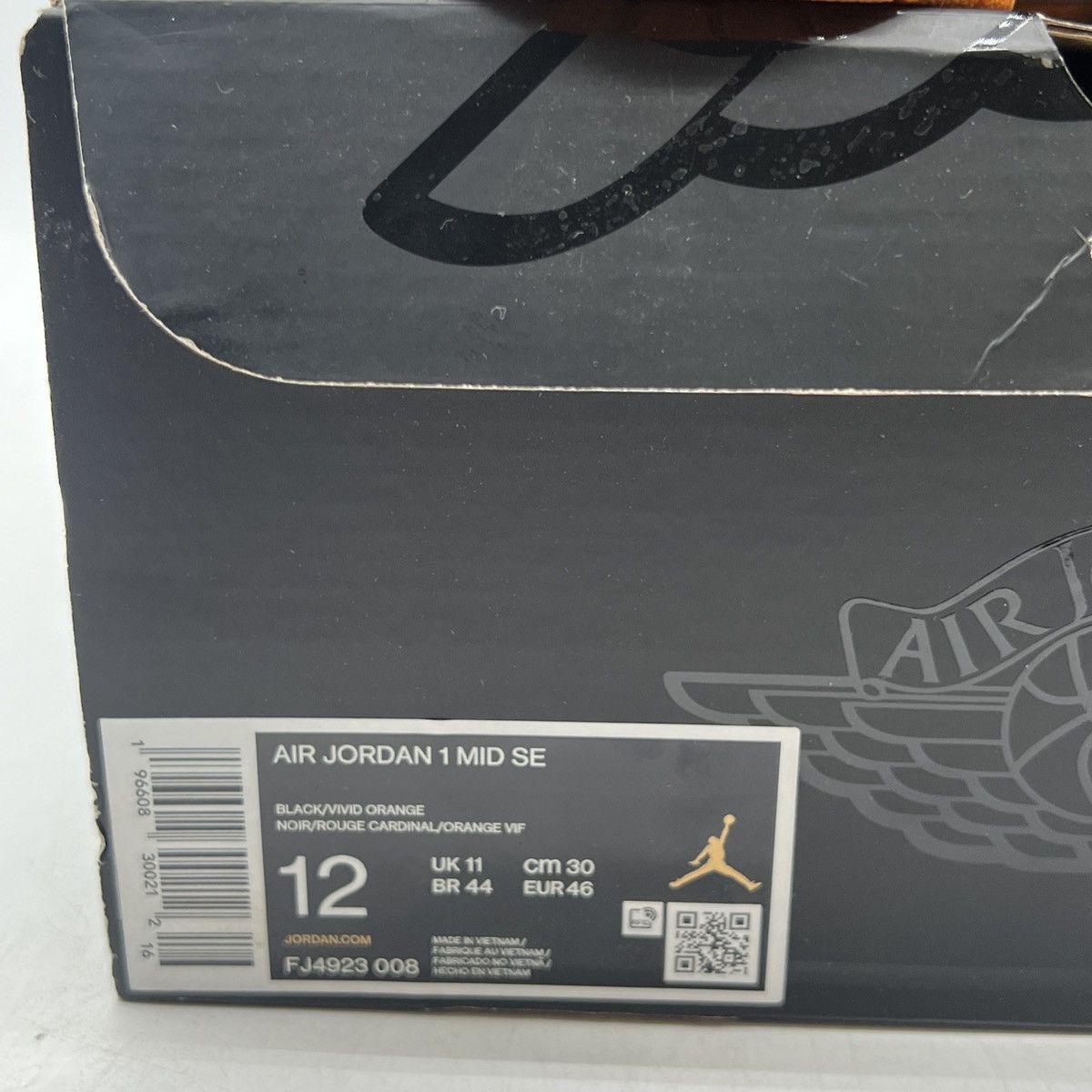 Jordan Brand Air Jordan 1 mid vivid orange Size US 12 / EU 45 - 6 Thumbnail