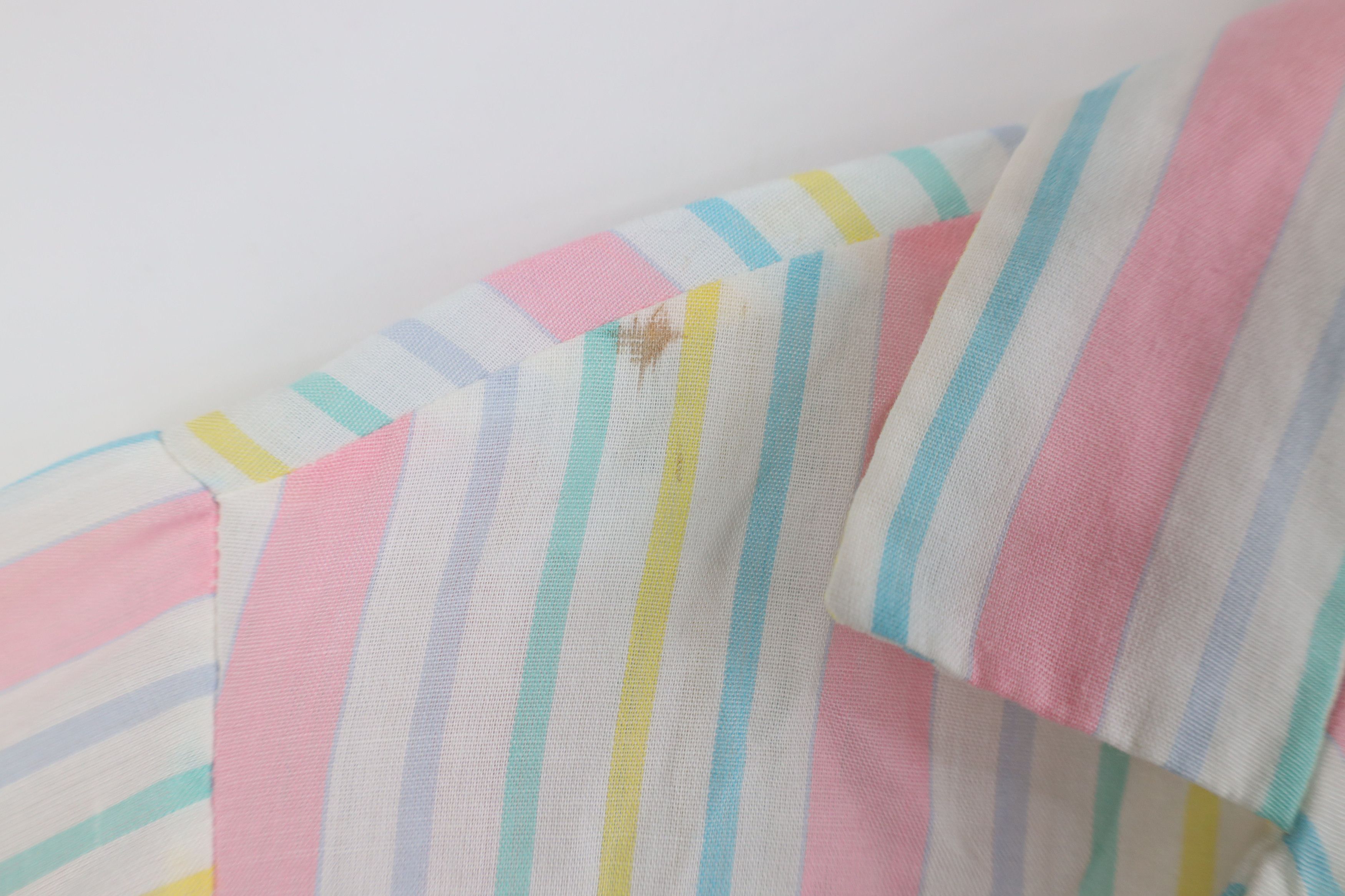 Vintage Vintage 70s 80s Streetwear Rainbow Striped Button Shirt Size S / US 4 / IT 40 - 7 Thumbnail