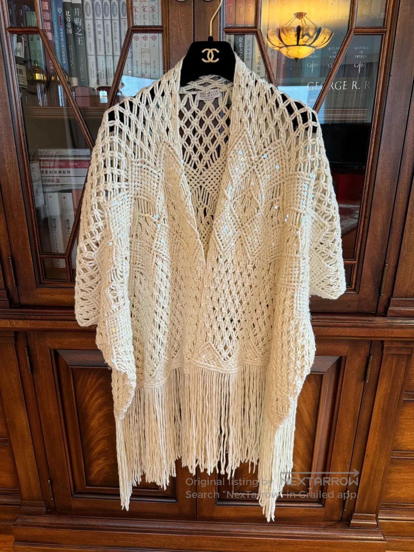 Brunello Cucinelli Brunello Cucinelli Fringe Cardigan S. Size US S / EU 44-46 / 1 - 1 Thumbnail