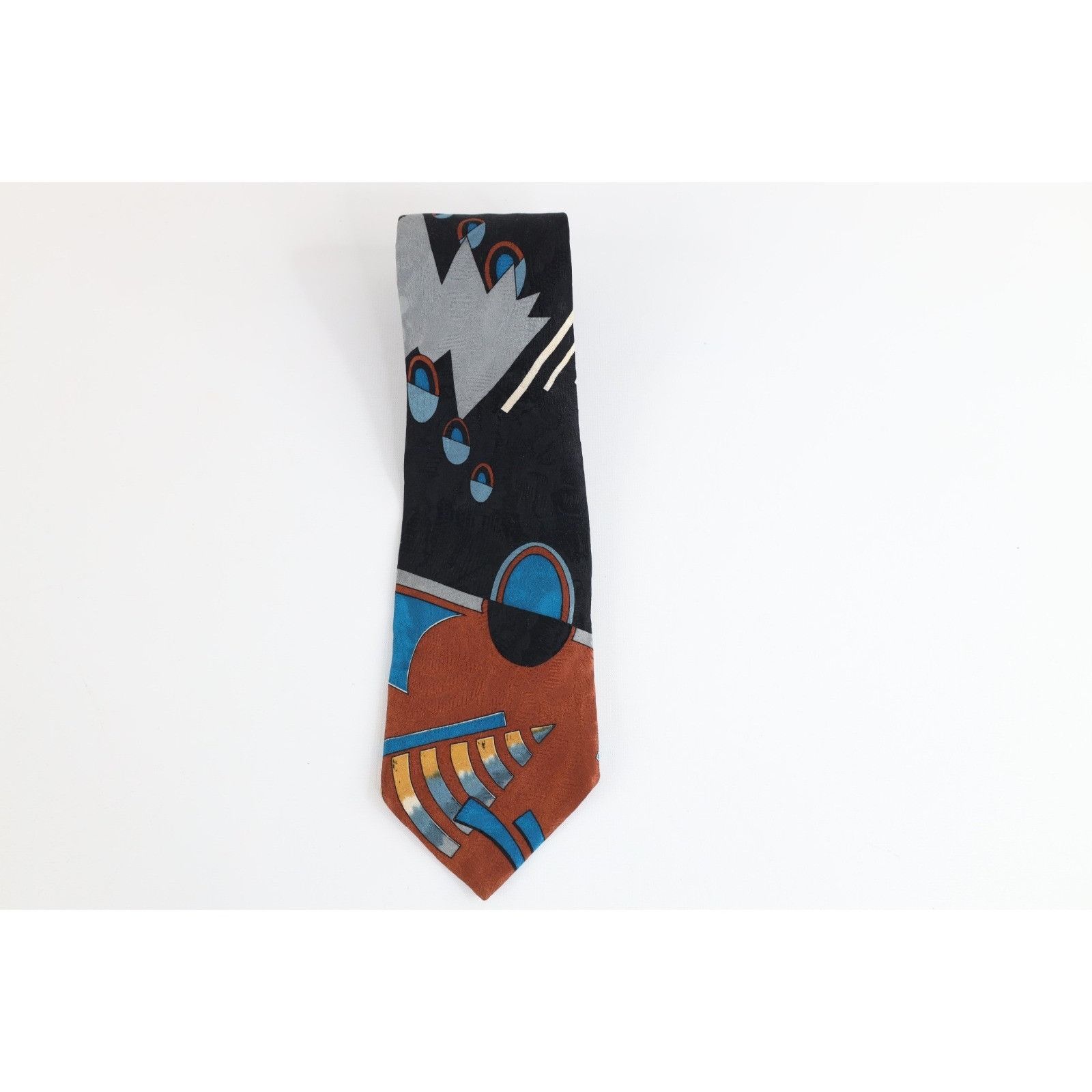 Vintage Vintage 80s 90s Streetwear Abstract Cubist Art Neck Tie Size ONE SIZE - 1 Thumbnail