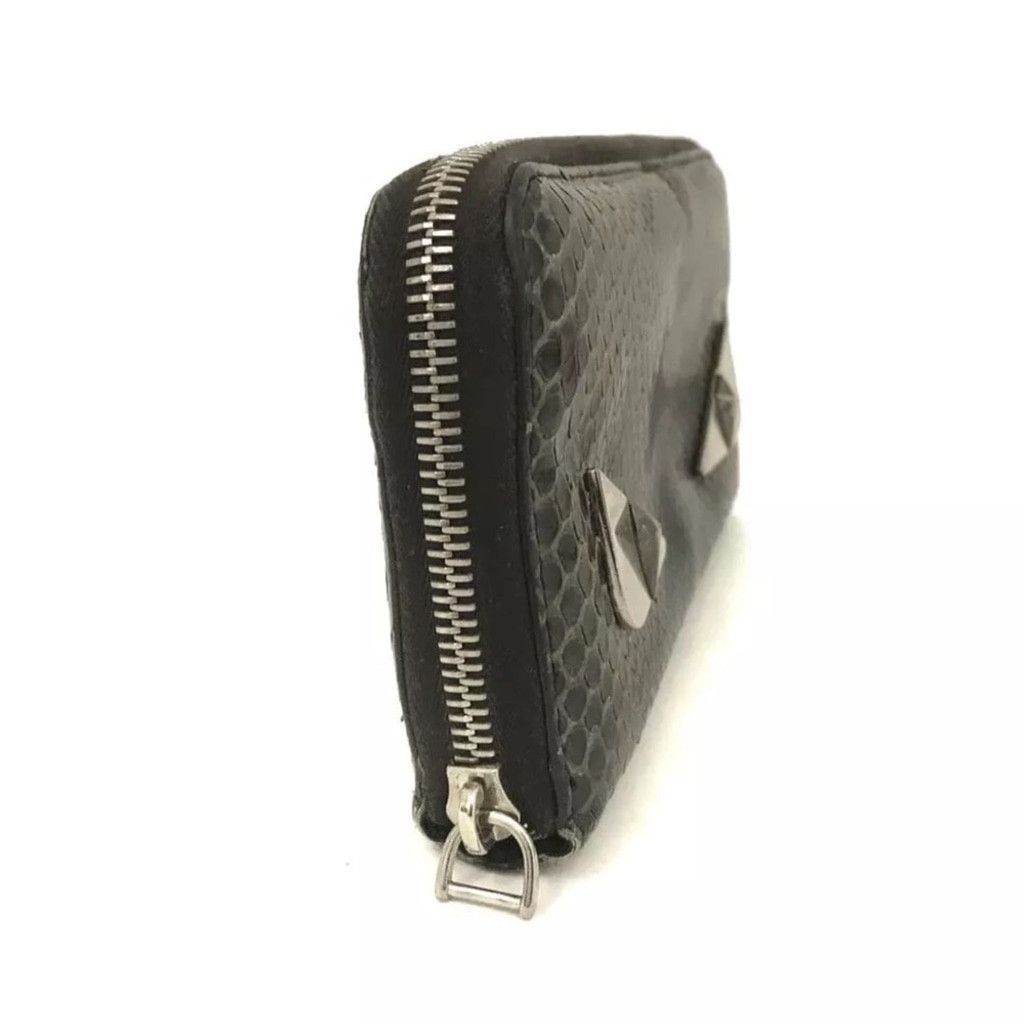 Fendi Fendi Black and Silver Monster Snake Wallet Size ONE SIZE - 2 Thumbnail