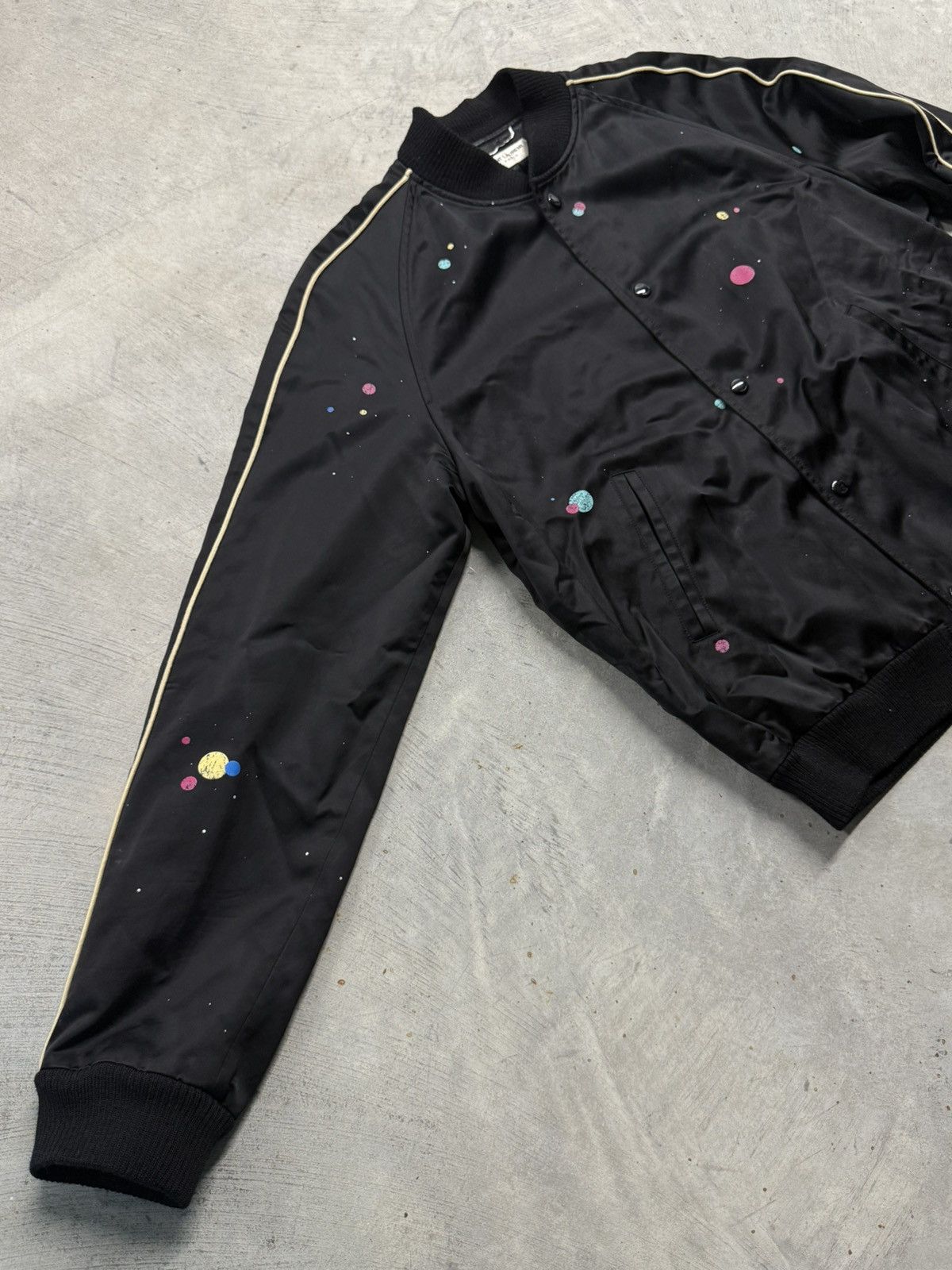 Saint Laurent Paris Saint Laurent Galaxy Logo Teddy Jacket Size US L / EU 52-54 / 3 - 3 Thumbnail