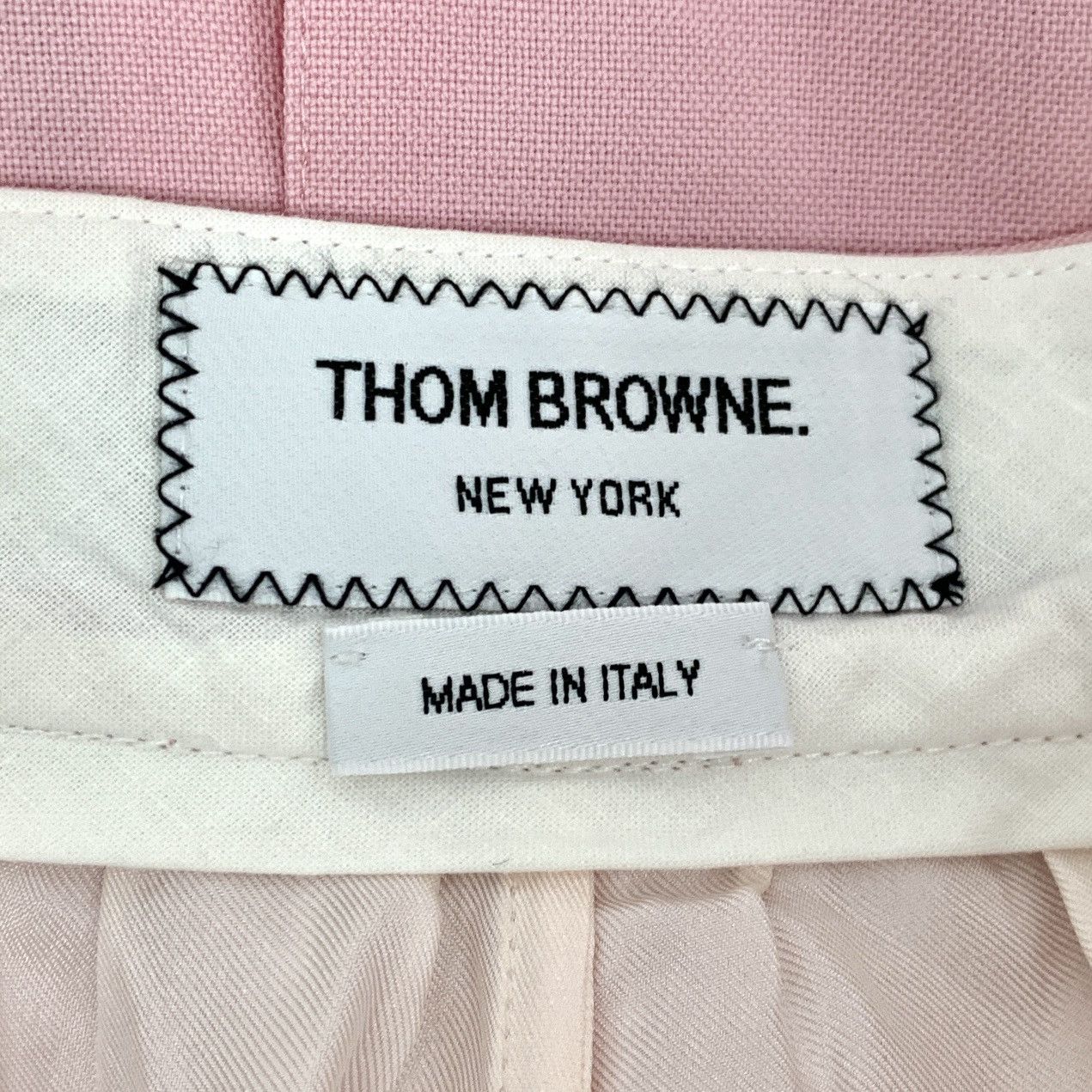 Thom Browne Thom Browne Pink Cotton Pleated Casual Mini Skirt K26WX Size 27" / US 4 / IT 40 - 7 Thumbnail