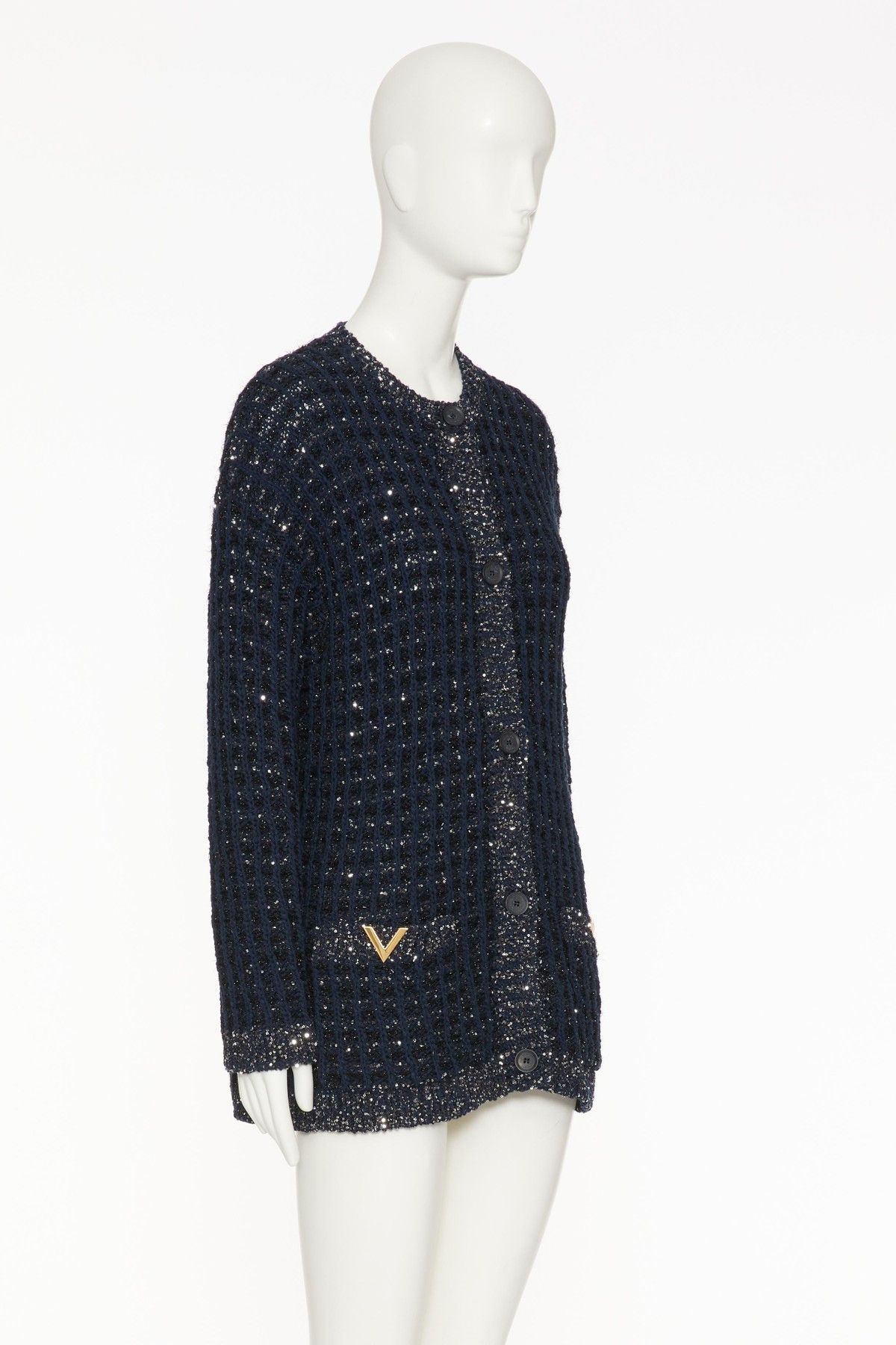 Valentino o1s1wg110525 Blazer in Black Size XL / US 12-14 / IT 48-50 - 2 Thumbnail