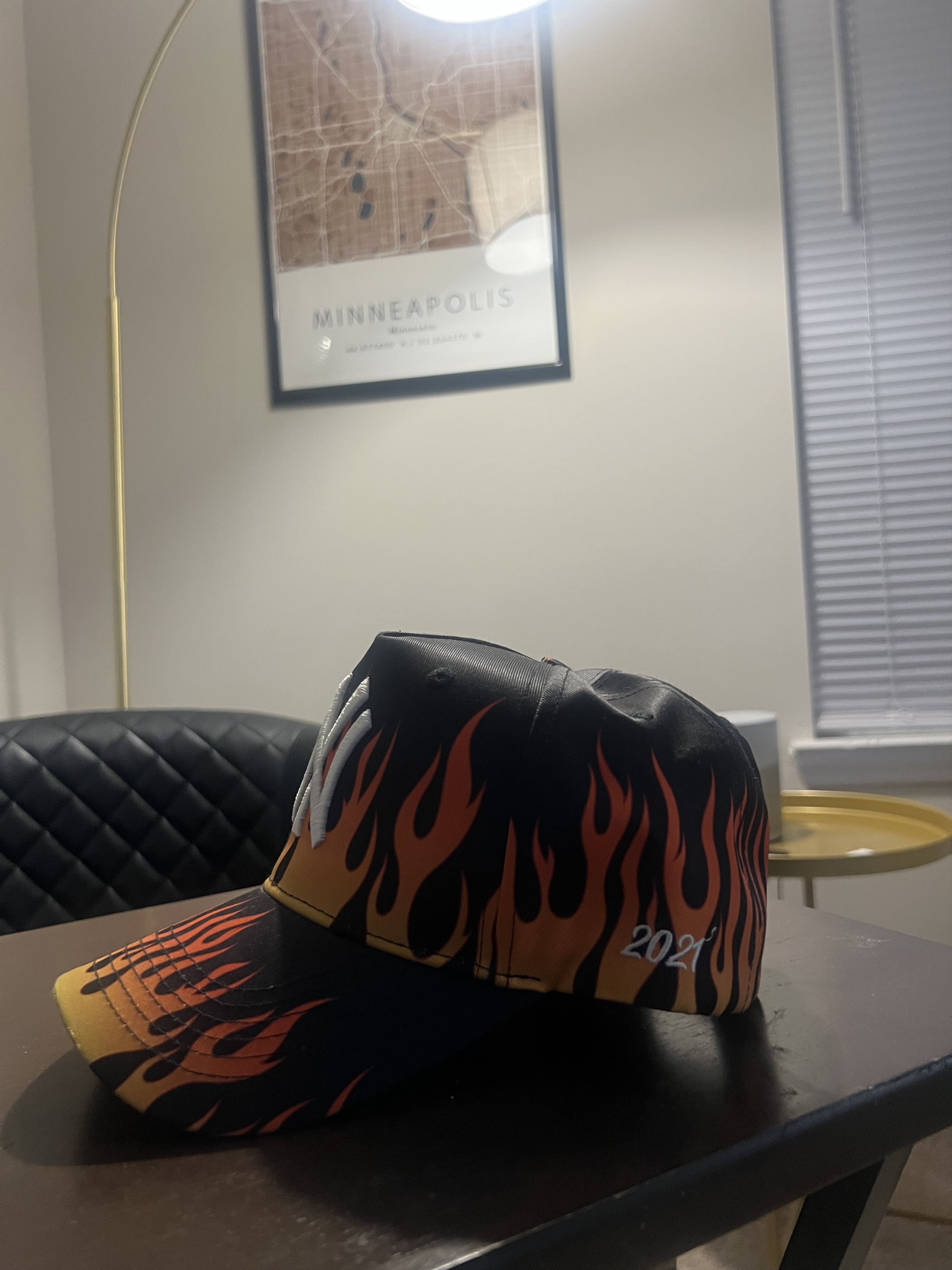 Shmeel Shmeel NYC hat- Flames Size ONE SIZE - 3 Thumbnail
