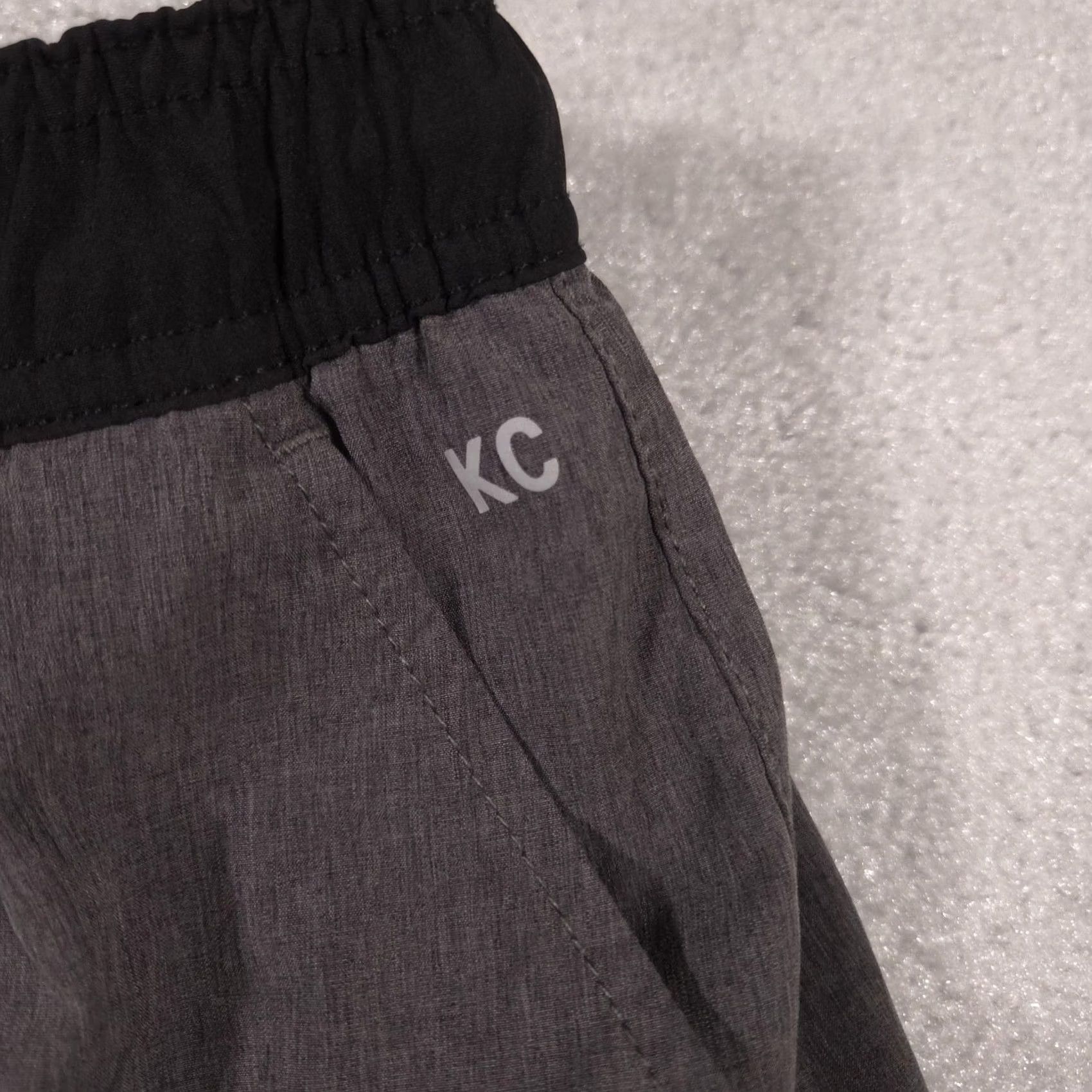 Kenneth Cole Kenneth Cole Shorts Mens Small Gray Black Hybrid Athletic Cargo Pocket Stretch Size US 29 - 5 Thumbnail