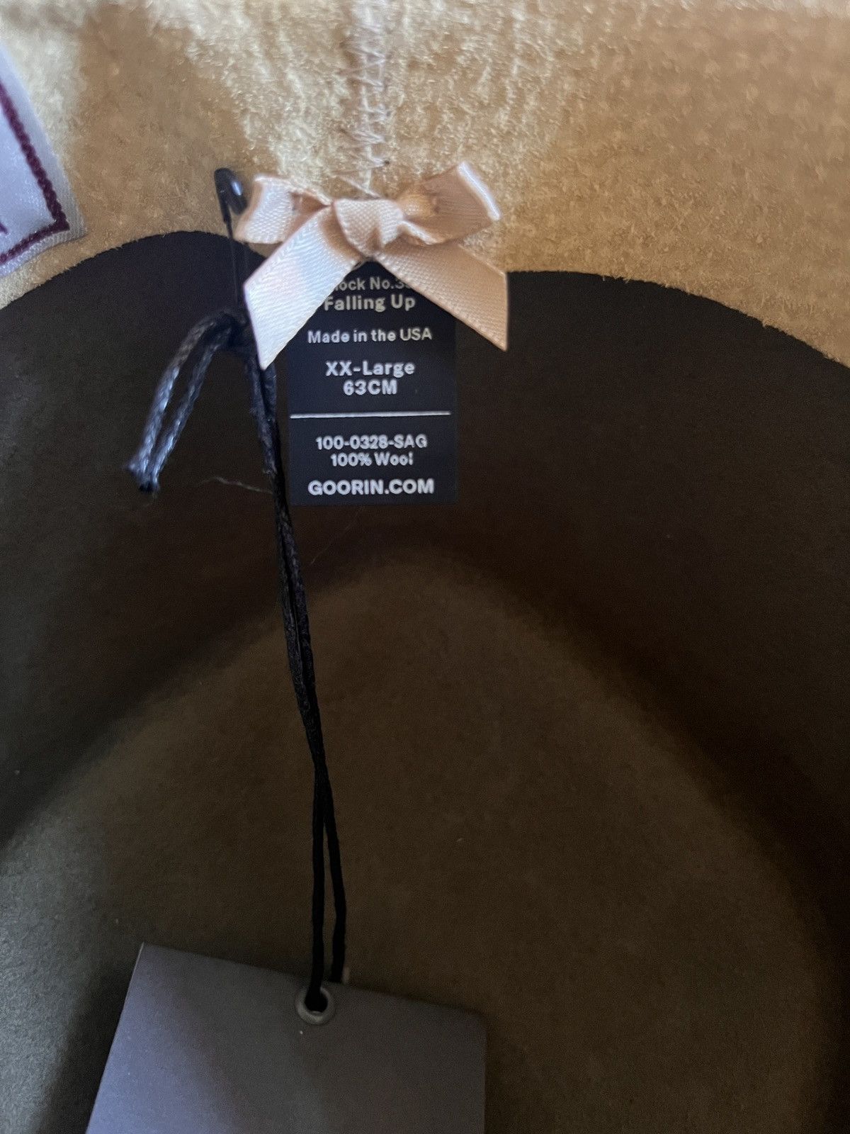 Goorin Bros. Wool Felt Goorin Bros Brothers Fedora Hat Green XXL 7 7/8 Size ONE SIZE - 11 Thumbnail