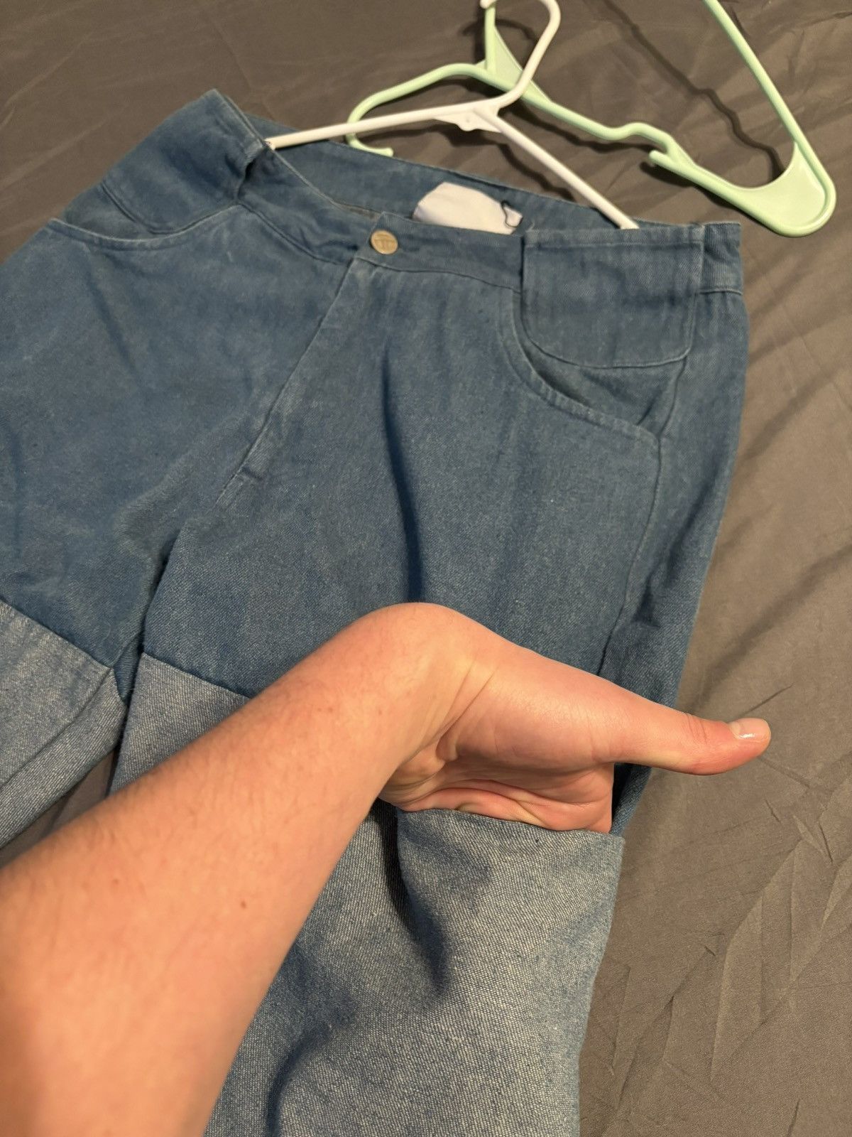 Telfar Telfar Denim Shorts Size US 30 / EU 46 - 7 Thumbnail