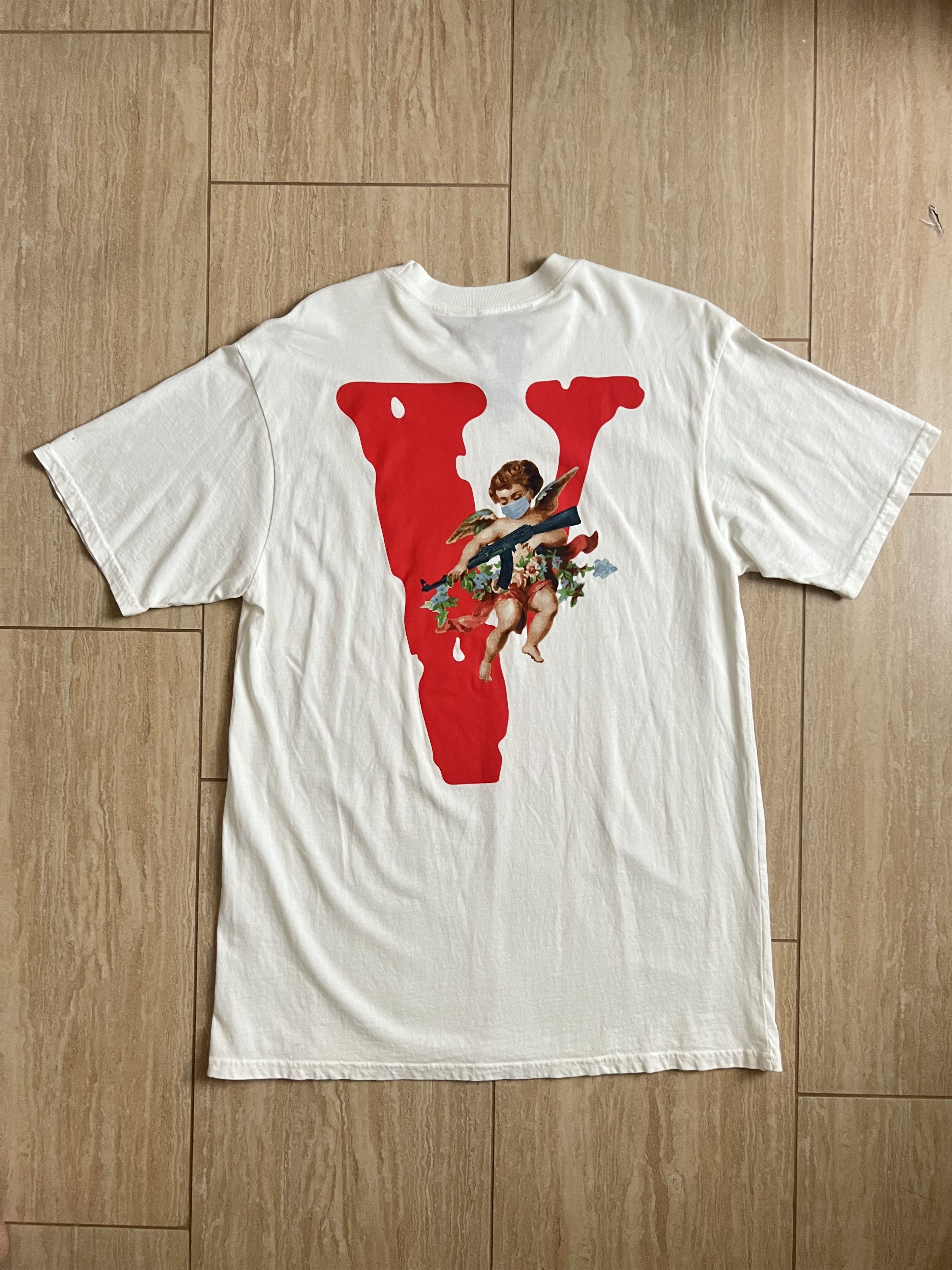 Vlone VLONE Short Sleeve Angel Friends Tee Size M Size US M / EU 48-50 / 2 - 2 Thumbnail