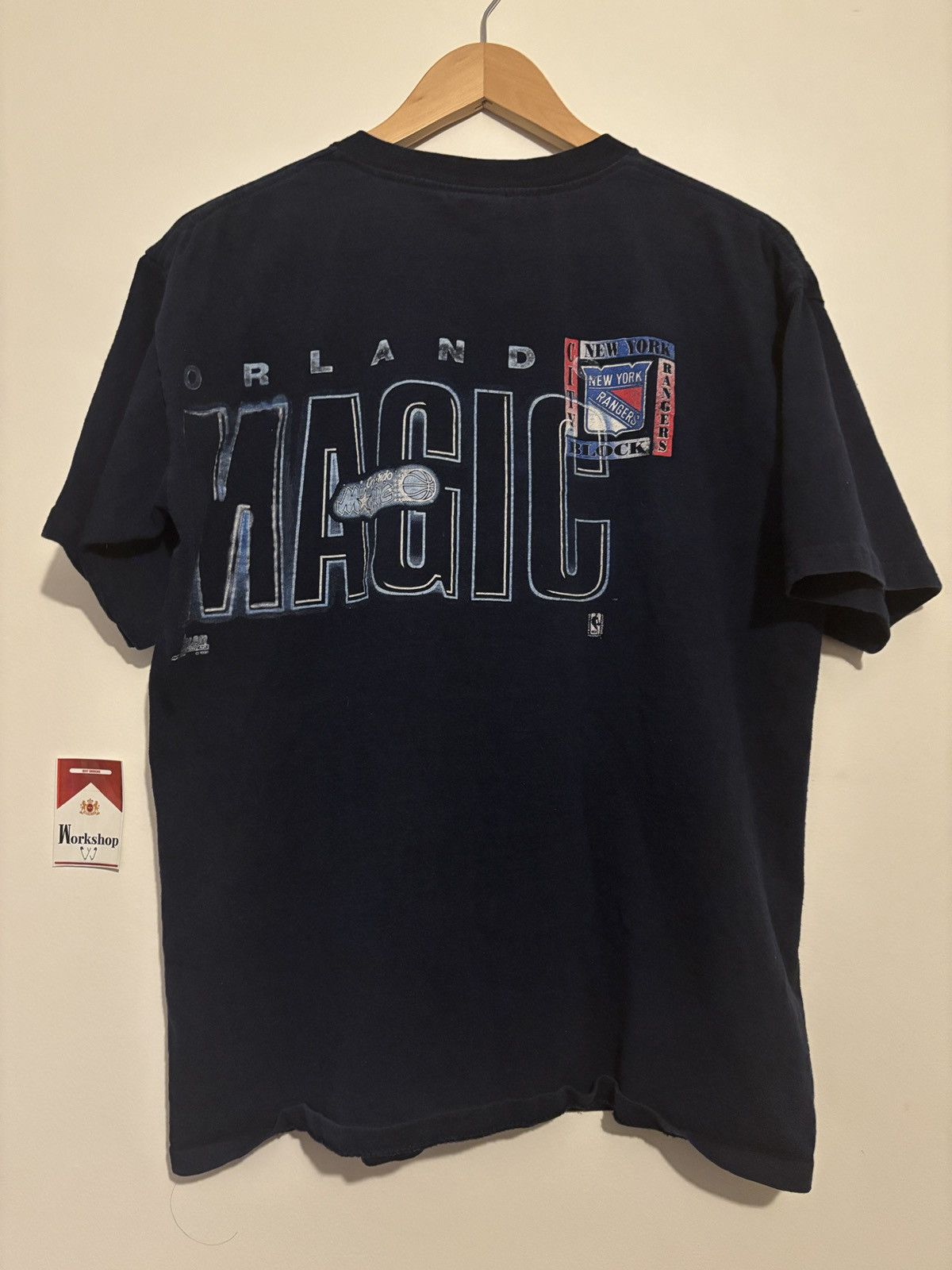 Vintage Vintage Test Print Error Yankees/Magic/Rangers Double Sided Size US L / EU 52-54 / 3 - 3 Thumbnail