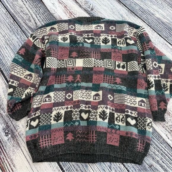 Vintage Vintage Paris Sport Club “Hearts and Home” Patchwork Style K Size M / US 6-8 / IT 42-44 - 5 Thumbnail