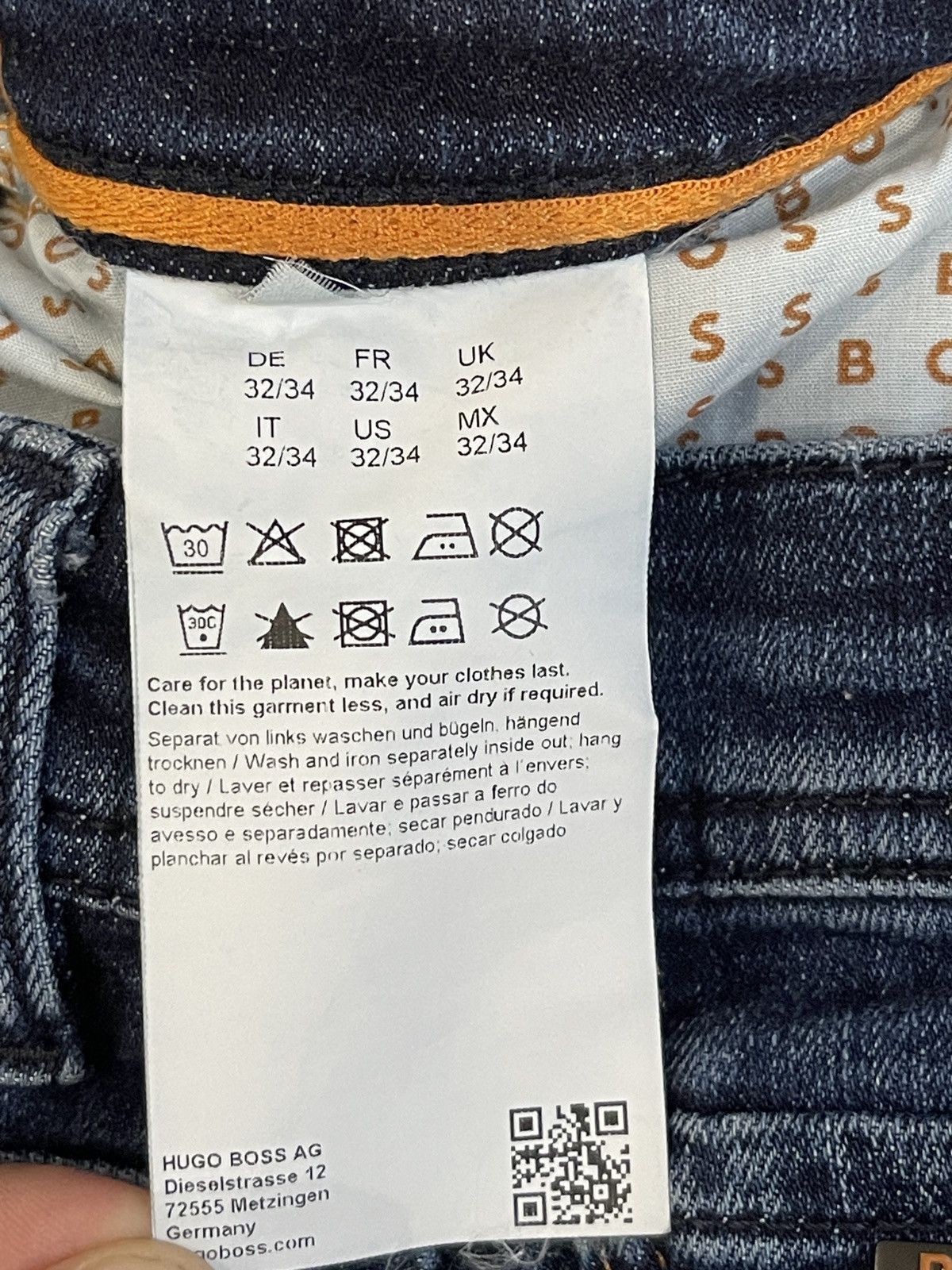 Hugo Boss Vintage Hugo boss men’s jeans blue denim pants 32/34 Size US 32 / EU 48 - 9 Thumbnail