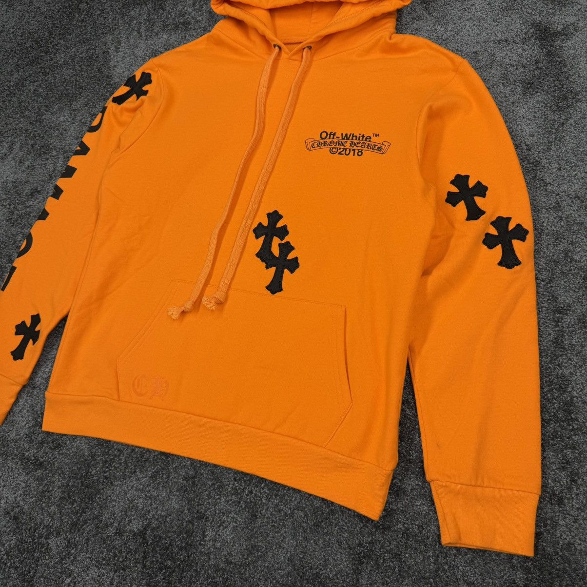 Chrome Hearts Chrome Hearts Off White Virgil Abloh F&F Patches Hoodie Size US M / EU 48-50 / 2 - 7 Thumbnail
