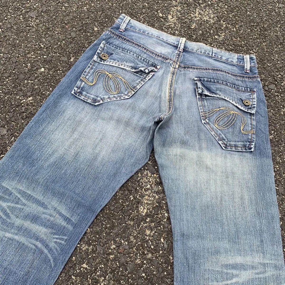 Japanese Brand RUSH HOUR Jeans 34x30 Bush Pants Baggy Denim Pants Size US 34 / EU 50 - 12 Thumbnail