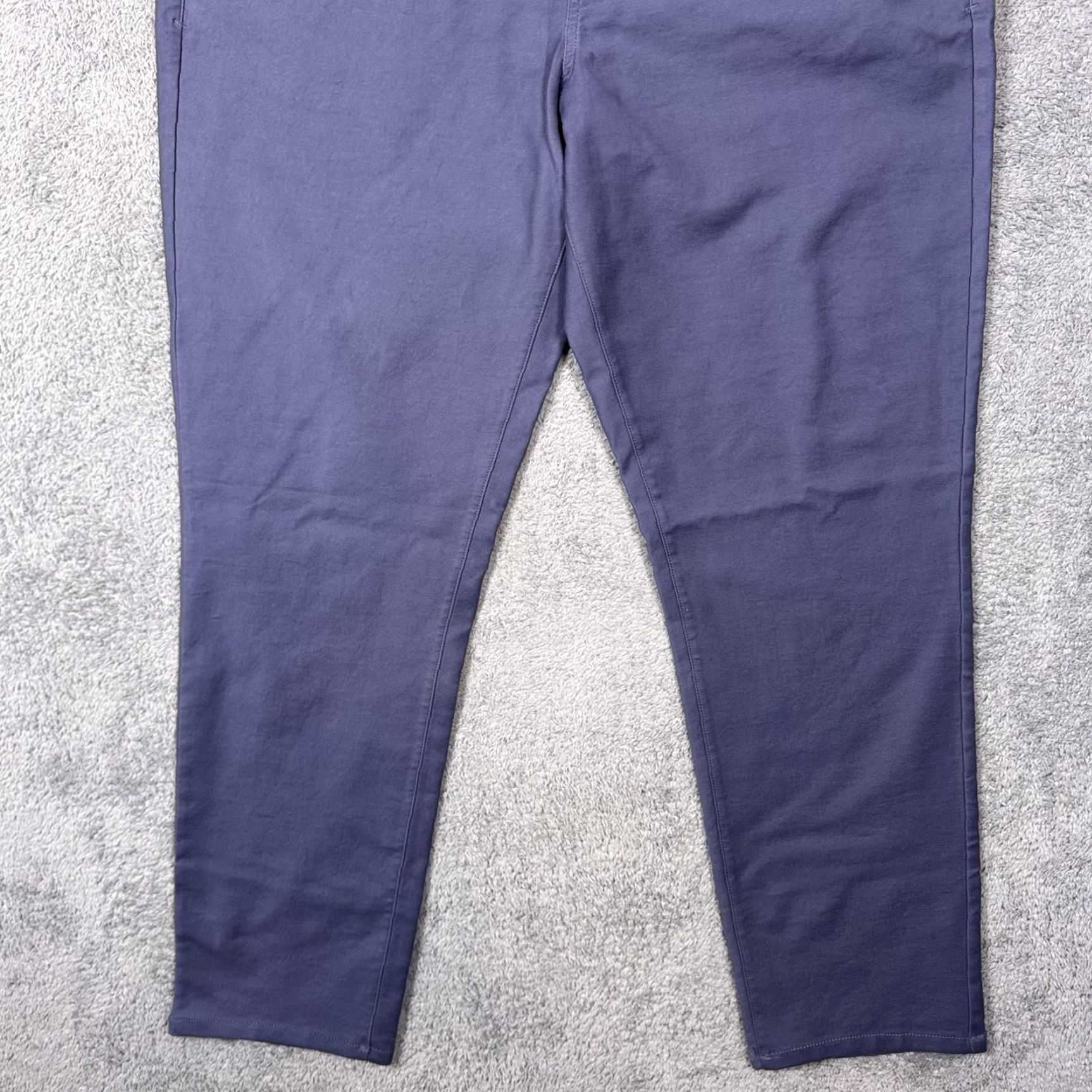 Mizzen+Main Mizzen + Main Pants Mens 38x31 Mayfield 5 Pocket Dark Slate Brushed Twill Slim Quick Ship Mens Size US 38 / EU 54 - 3 Thumbnail